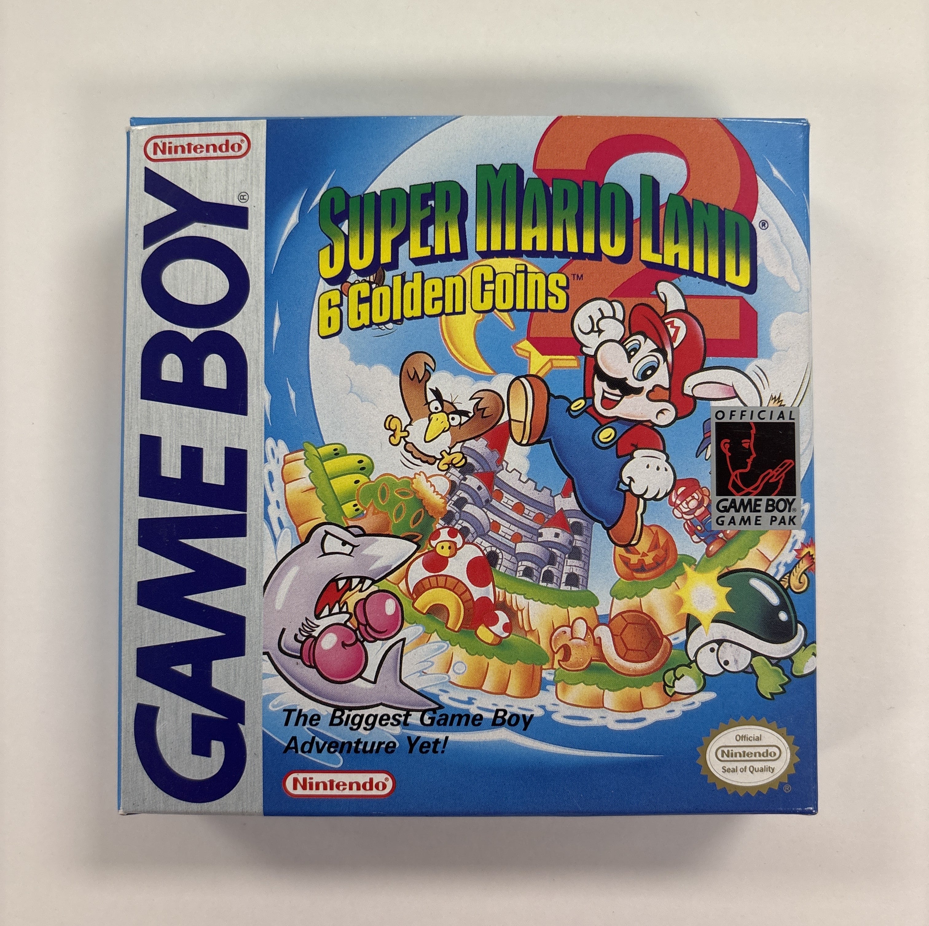 Super Mario Land 2: 6 Golden Coins - Game Boy Box & Manual Only No Game