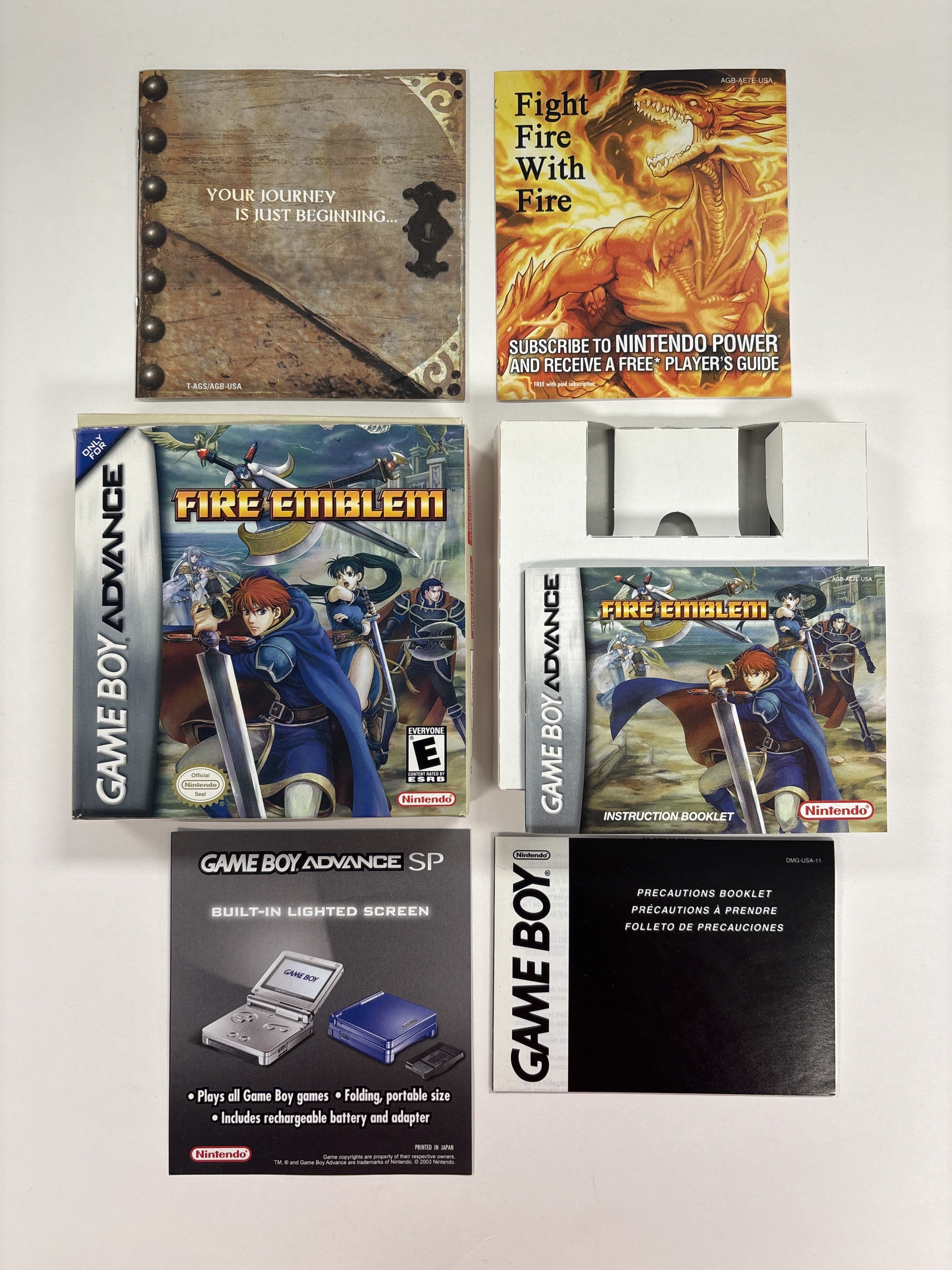 Fire Emblem - Game Boy Advance Box & Manuals Only No Game