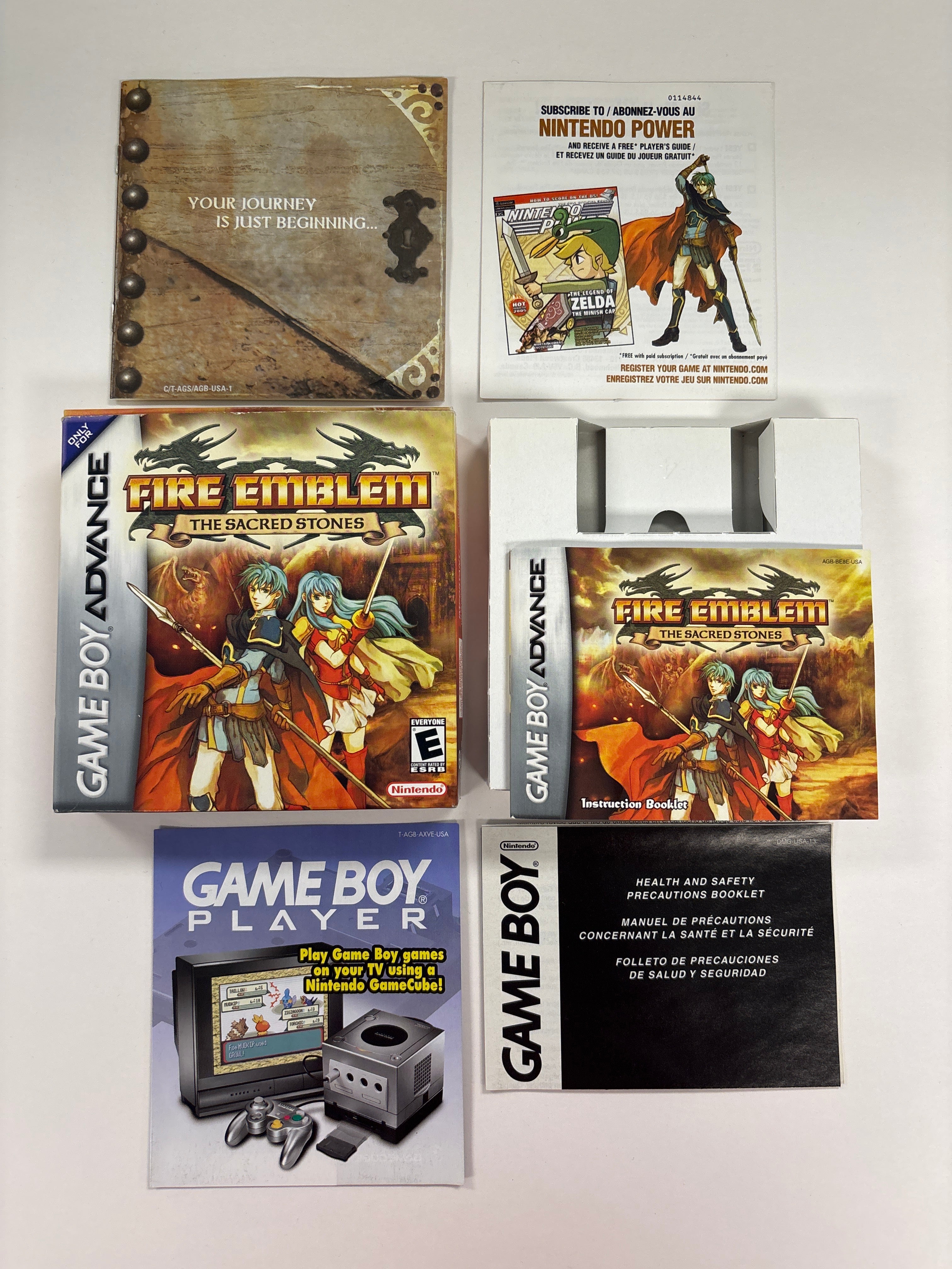 Fire Emblem: The Sacred Stones - Game Boy Advance Box & Manuals Only No Game