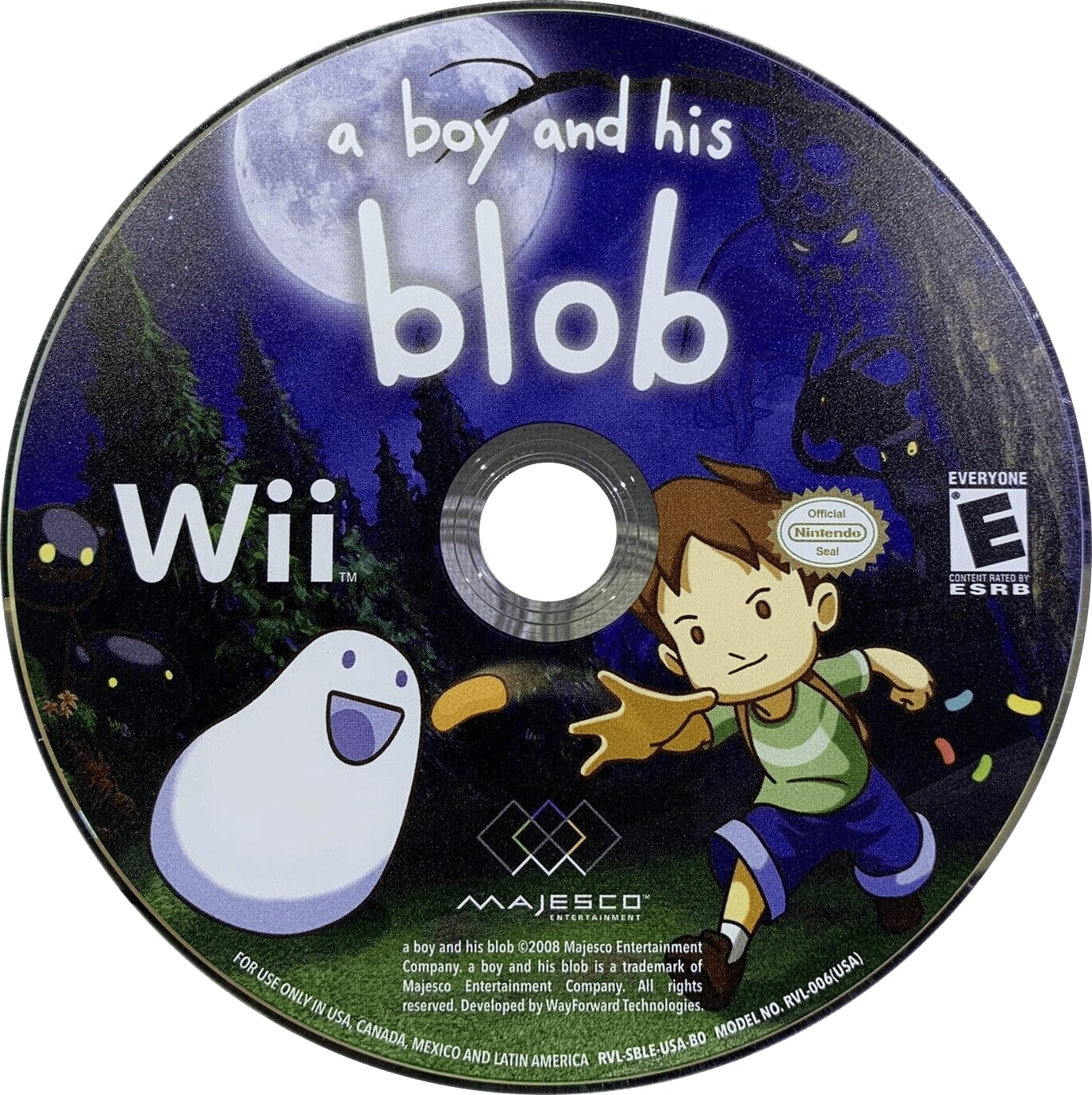 A Boy and His Blob Wii - Video Game - Used - CaveGamers - Image 3