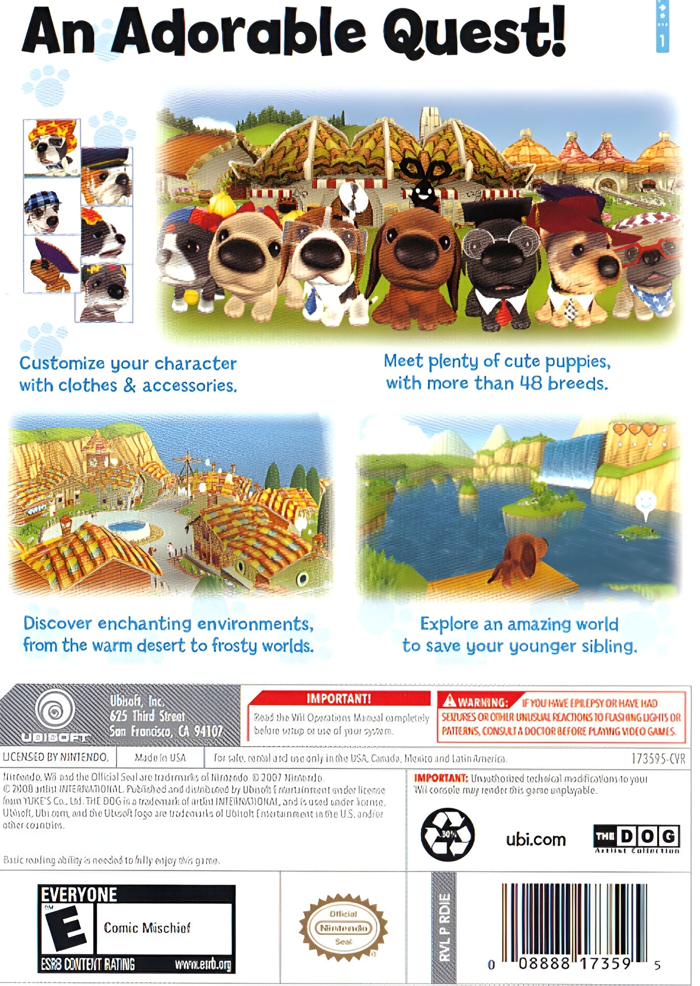 The DOG Island Wii - Video Game - Used - CaveGamers - Image 2