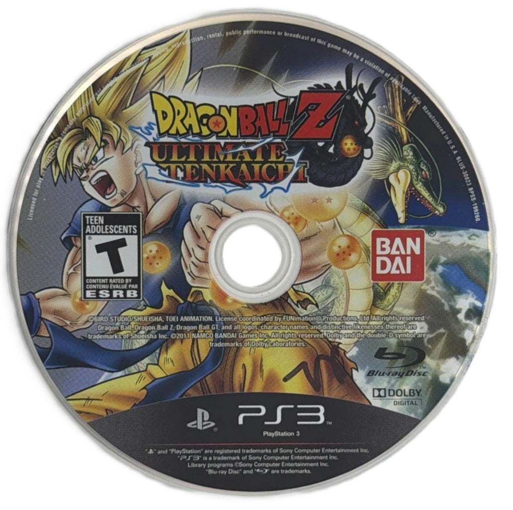 Dragon Ball Z: Ultimate Tenkaichi PS3 - Video Game - Used - CaveGamers - Image 3