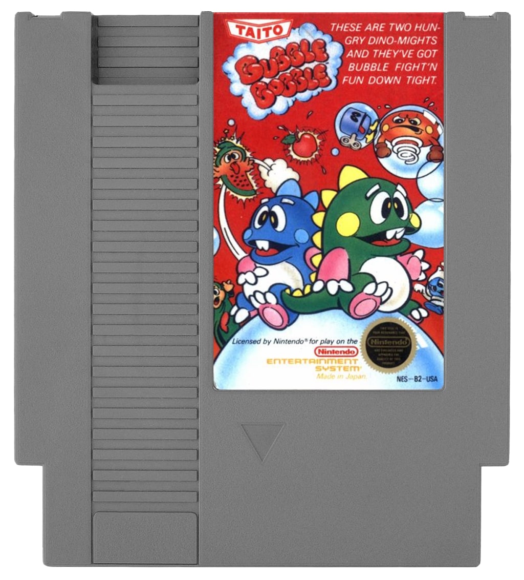 Bubble Bobble NES - Video Game - Used - CaveGamers - Image 3