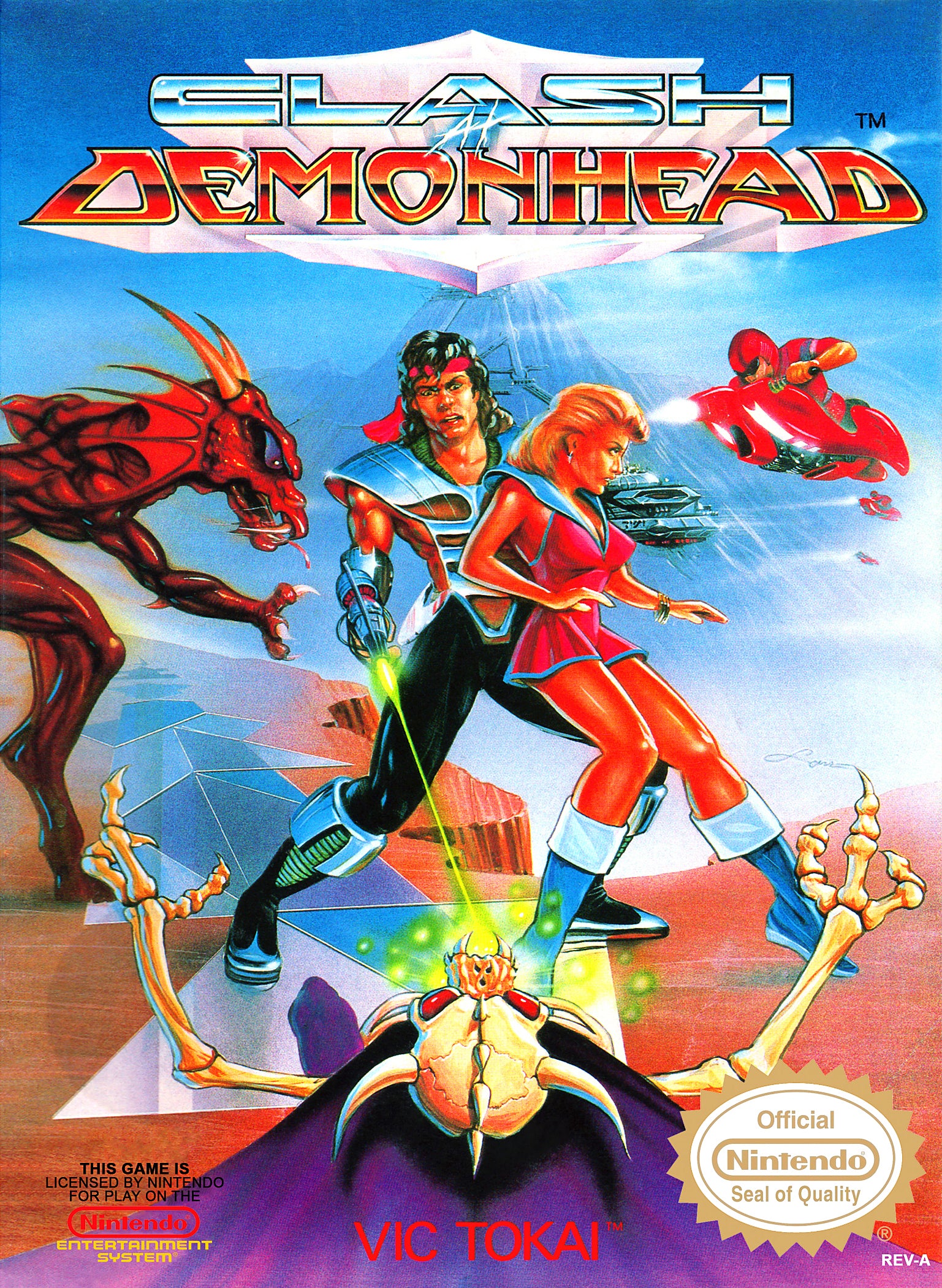 Clash at Demonhead NES - Video Game - Used - CaveGamers