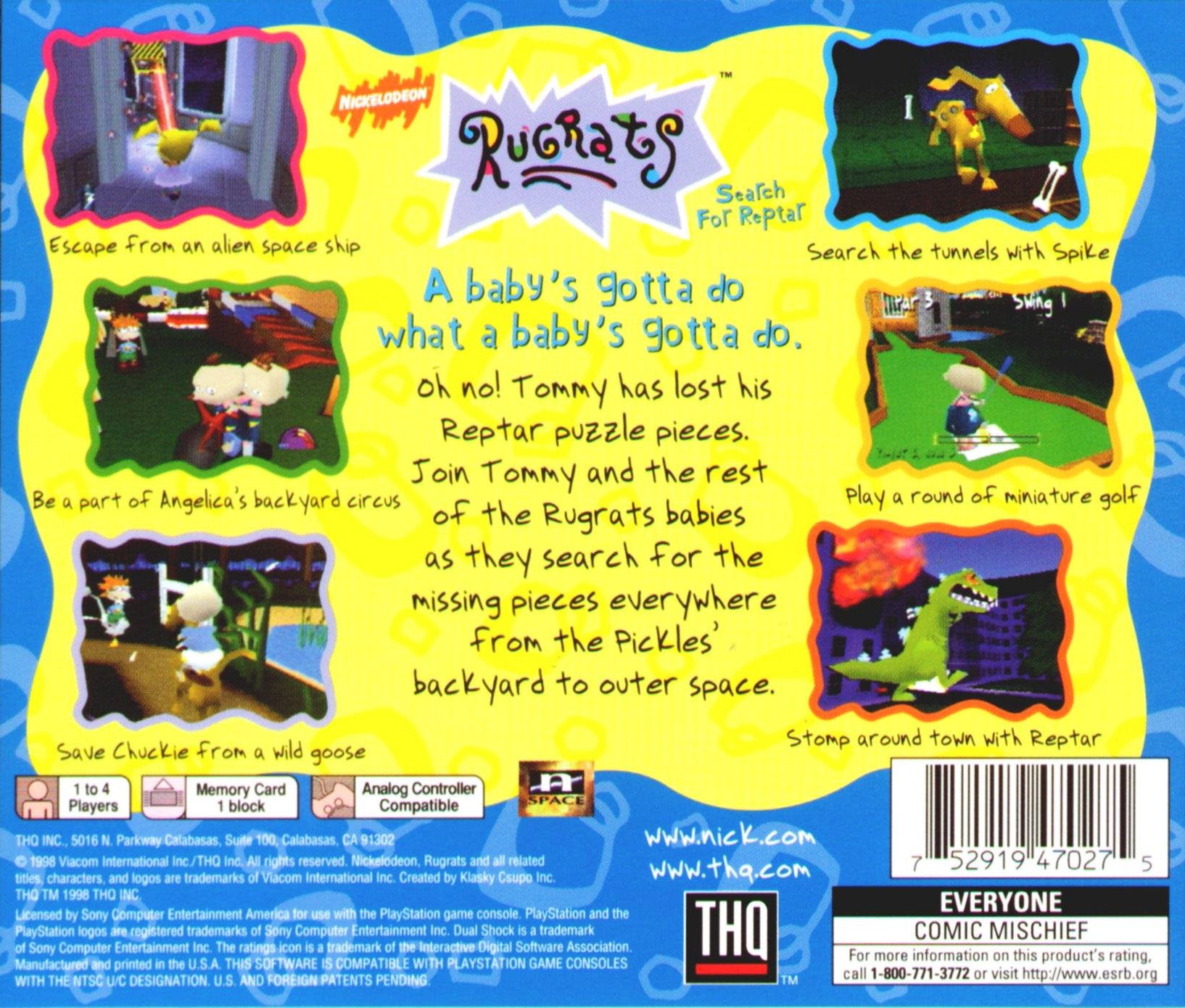 Rugrats Search for Reptar