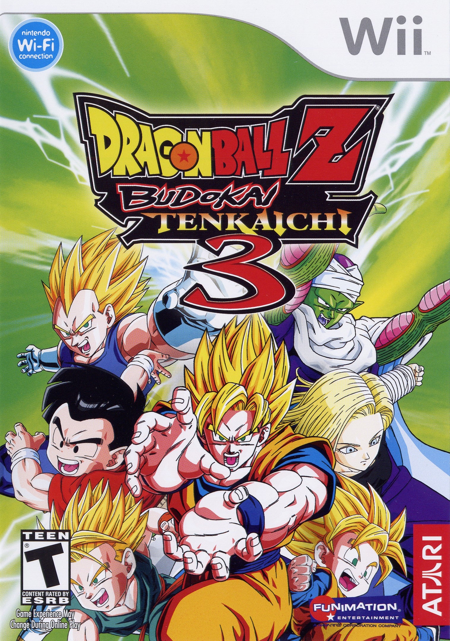 Dragon Ball Z Budokai Tenkaichi 3 Wii - Video Game - Used - CaveGamers