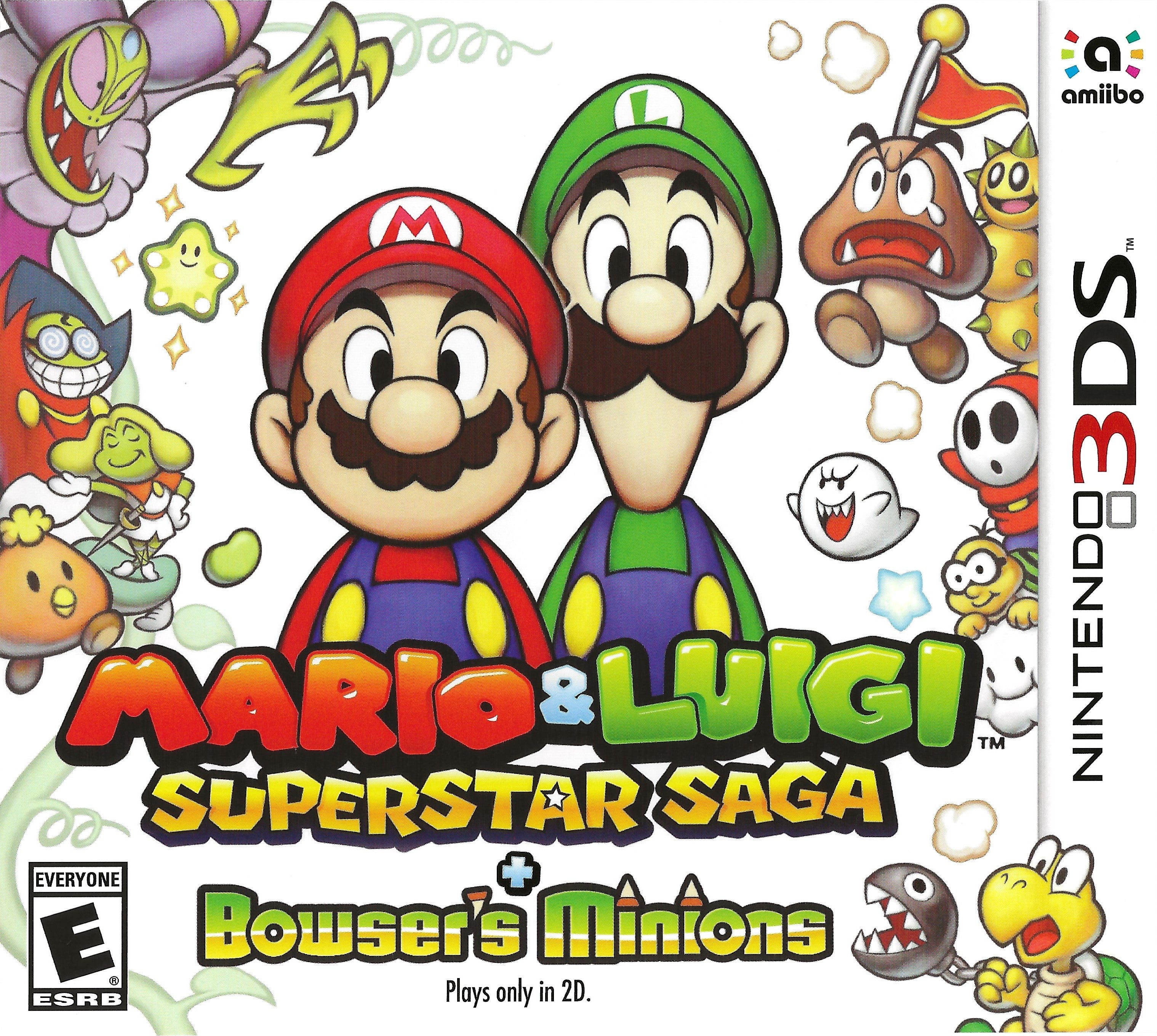 Mario & Luigi Superstar Saga + Bowser's Minions 3DS - Video Game - Used - CaveGamers