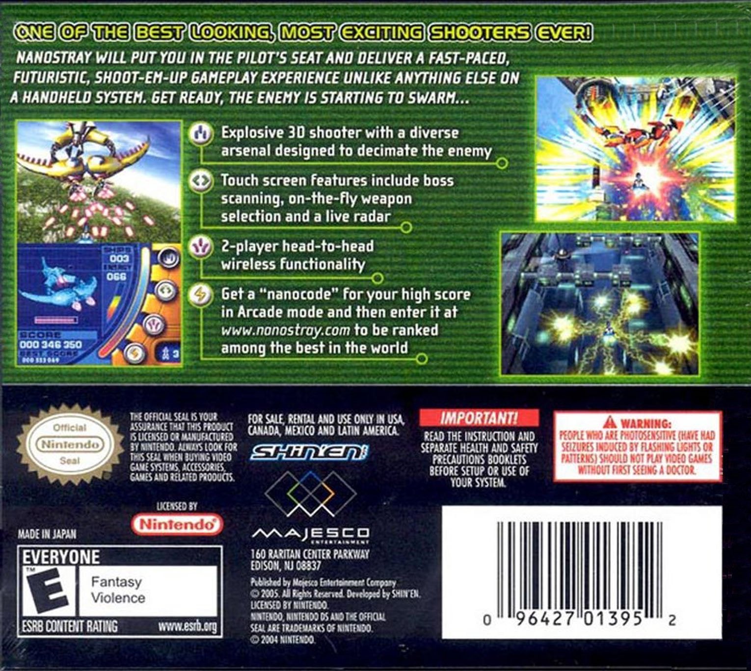 Nanostray DS - Video Game - Used - CaveGamers - Image 2
