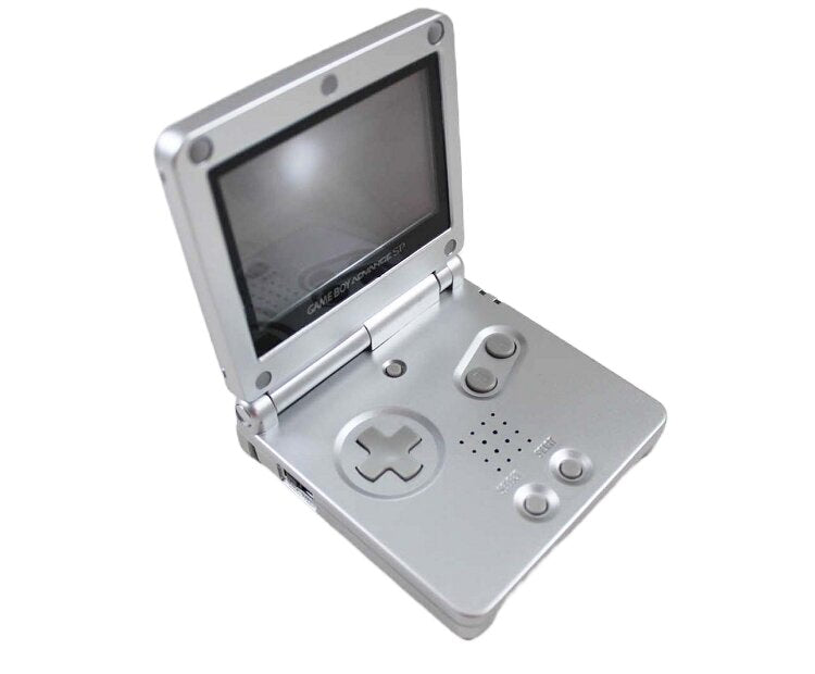 Game Boy Advance SP - Platinum (Silver) - Video Game System - Used - CaveGamers - Image 2