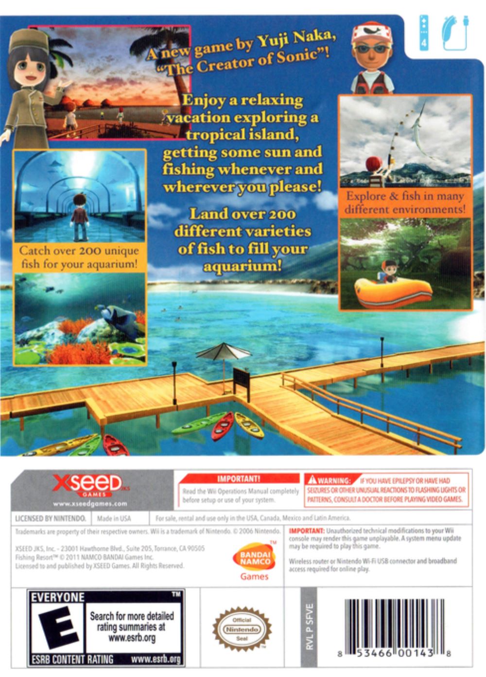 Fishing Resort Wii - Video Game - Used - CaveGamers - Image 2