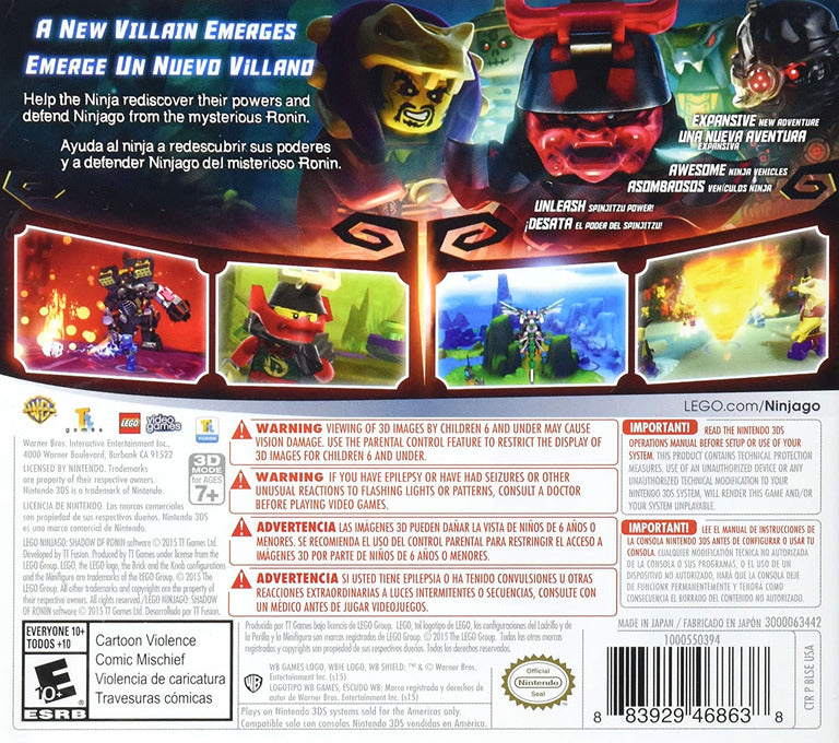 LEGO Ninjago: Shadow of Ronin 3DS - Video Game - Used - CaveGamers - Image 2