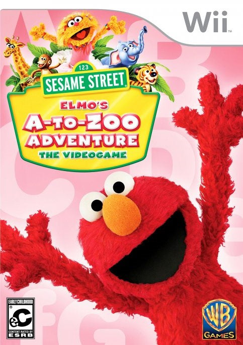 Sesame Street: Elmo's A-to-Zoo Adventure Wii - Video Game - Used - CaveGamers