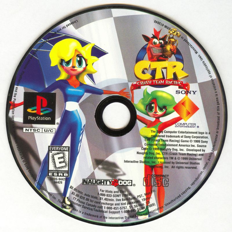 CTR: Crash Team Racing Playstation - Video Game - Used - CaveGamers - Image 3