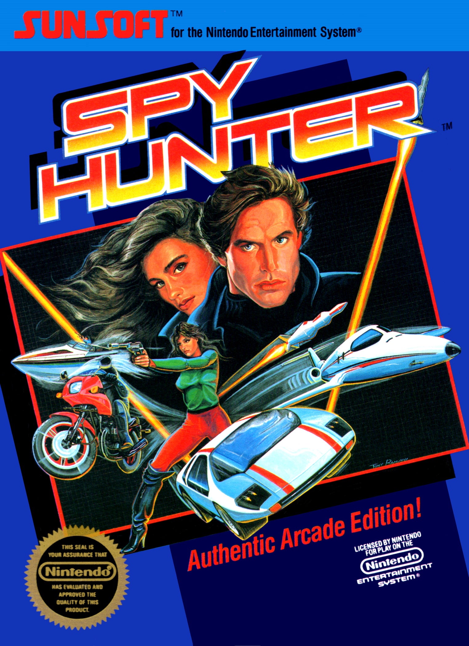 Spy Hunter NES - Video Game - Used - CaveGamers
