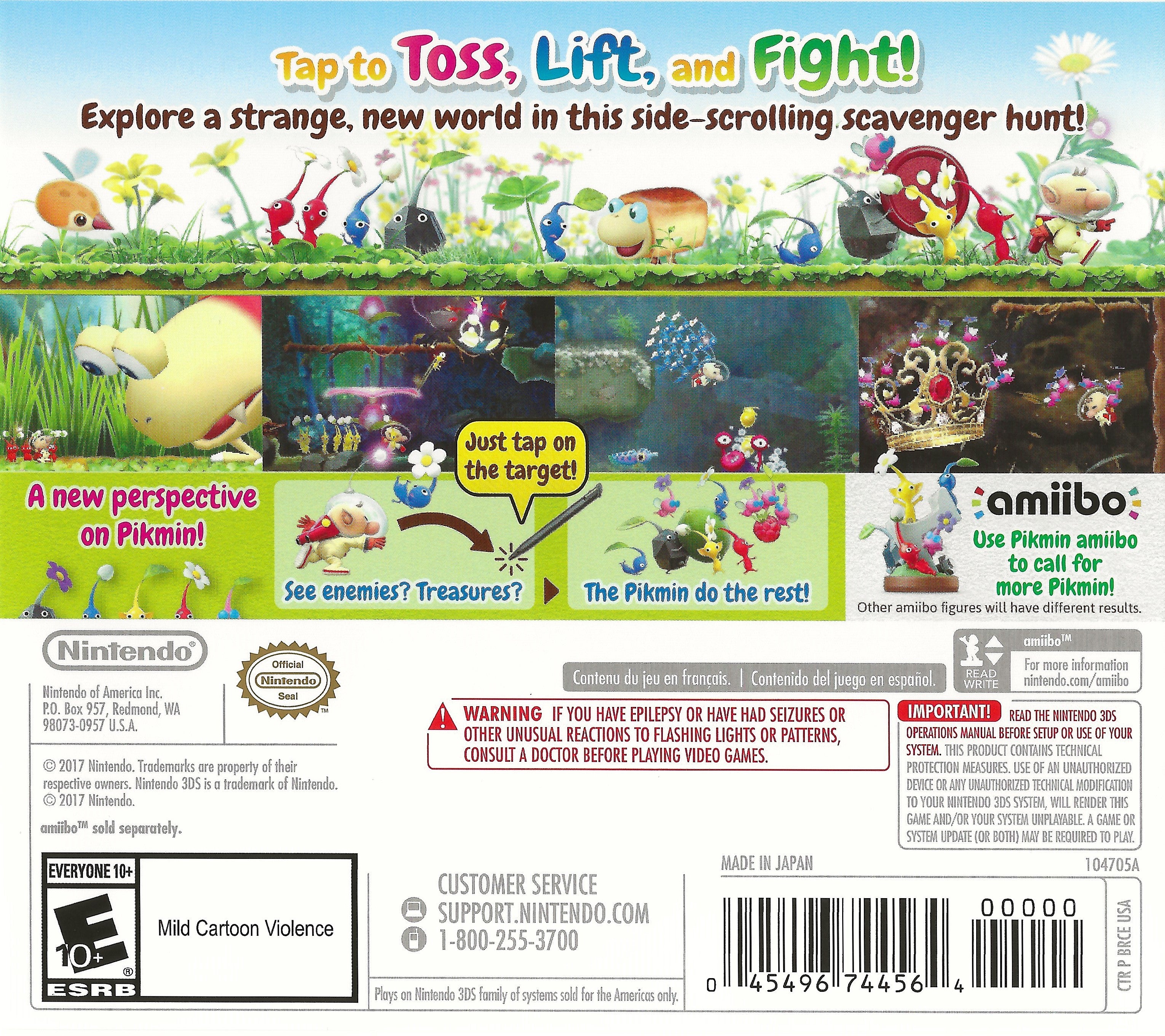 Hey! PIKMIN 3DS - Video Game - Used - CaveGamers - Image 2