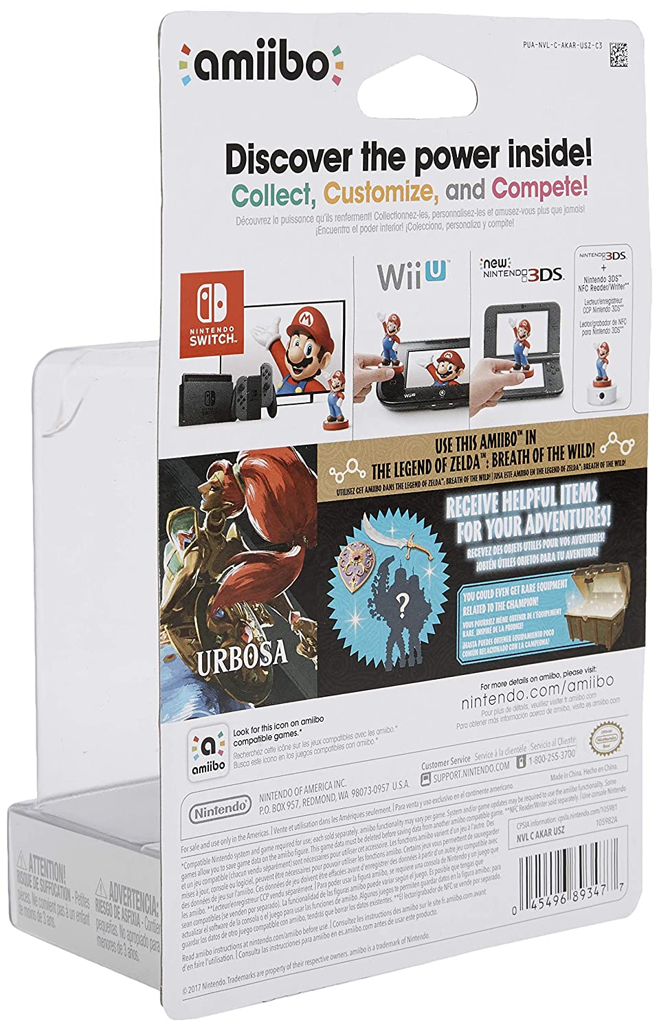 amiibo The Legend of Zelda: Breath of the Wild Urbosa Amiibos - Video Game Accessory - New - CaveGamers - Image 5