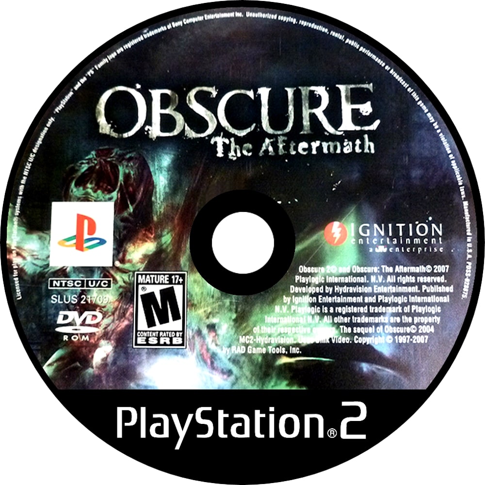 Obscure: The Aftermath PS2 - Video Game - Used - CaveGamers - Image 3