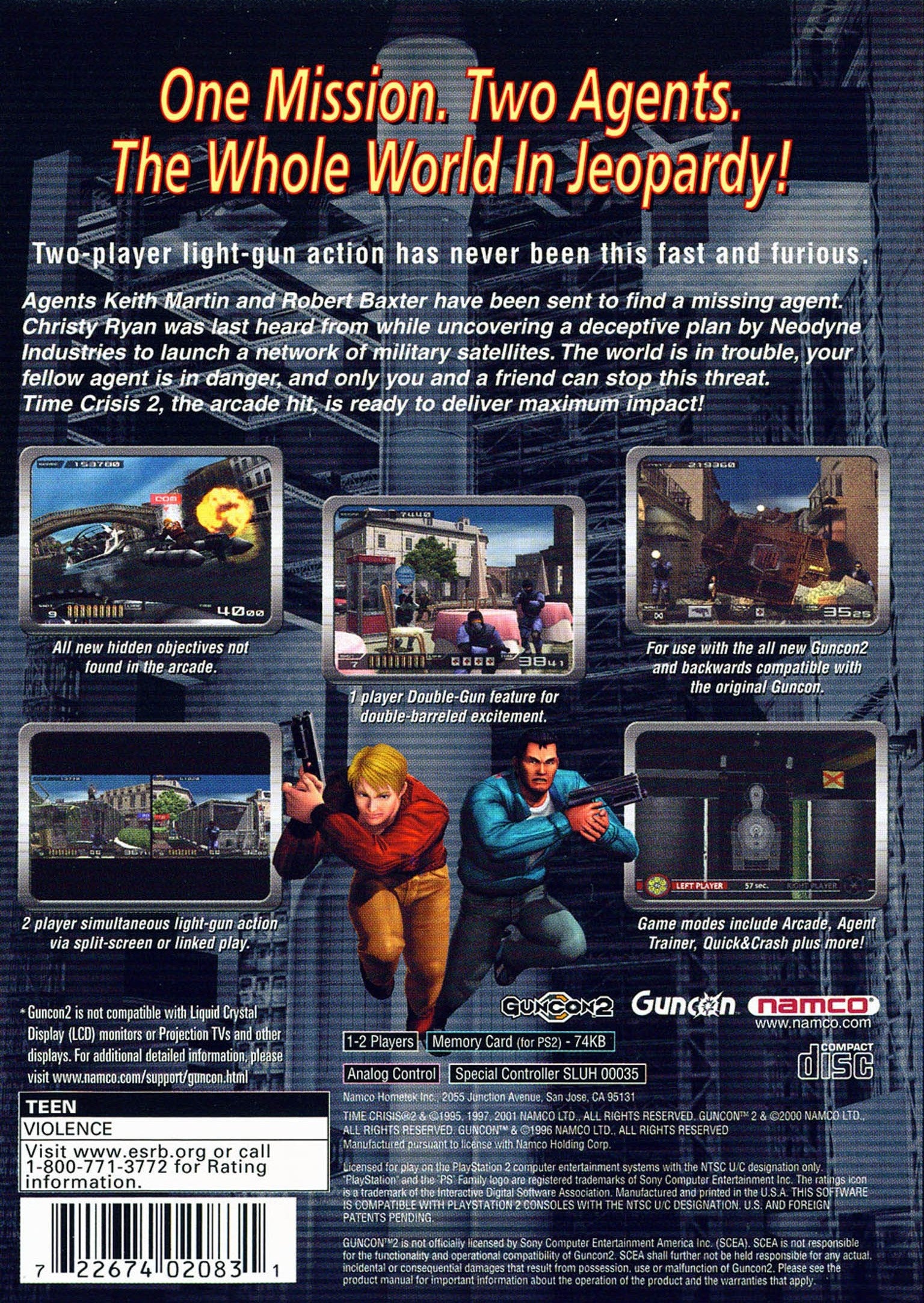 Time Crisis II PS2 - Video Game - Used - CaveGamers - Image 2