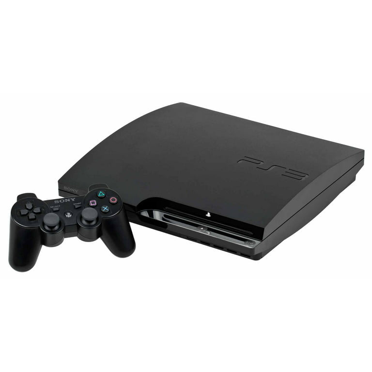 PlayStation 3 Slim 160GB Console - Black 2501A 3001A PS3 - Video Game System - Used - CaveGamers
