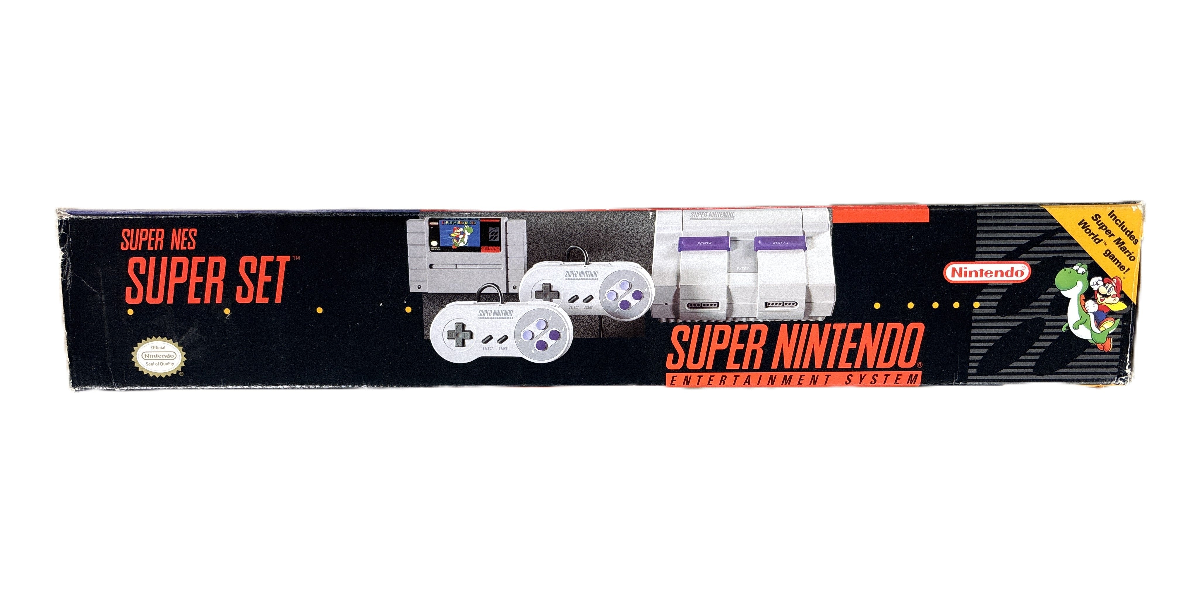 Super NES Super Set Nintendo Box & Manuals Only No Game or Styrofoam