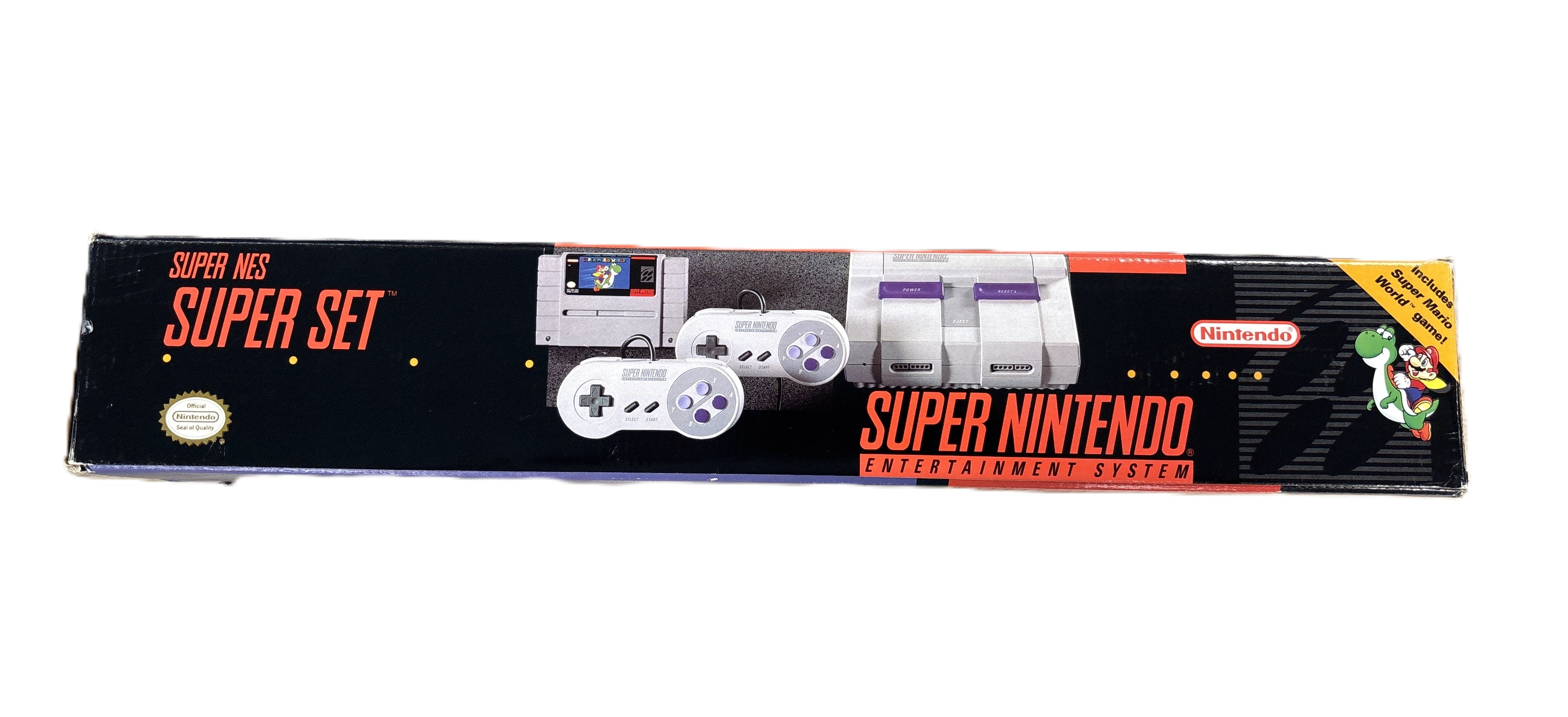 Super NES Super Set Nintendo Box & Manuals Only No Game or Styrofoam