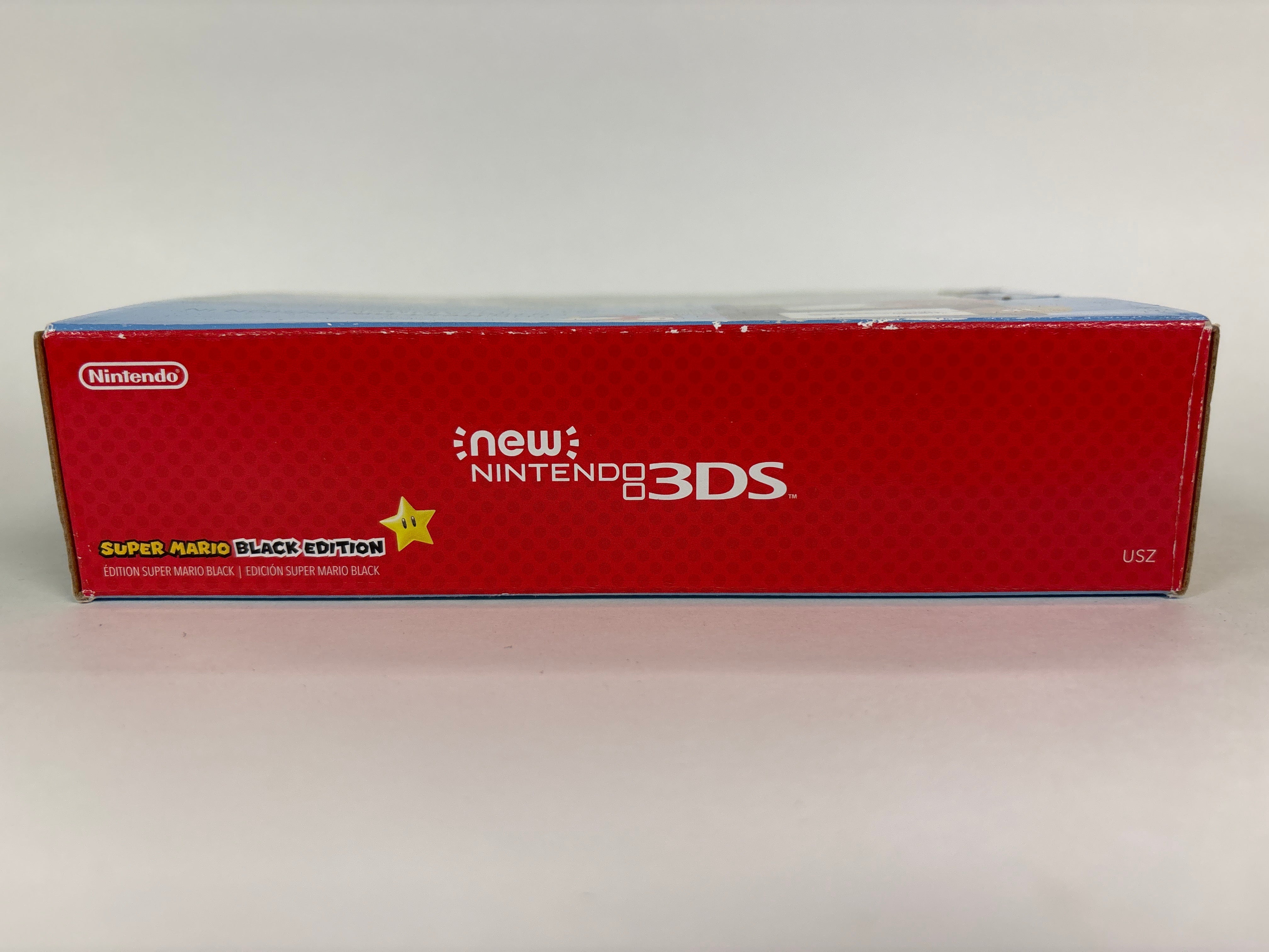 New Nintendo 3DS Super Mario Black Edition Box Only No Handheld