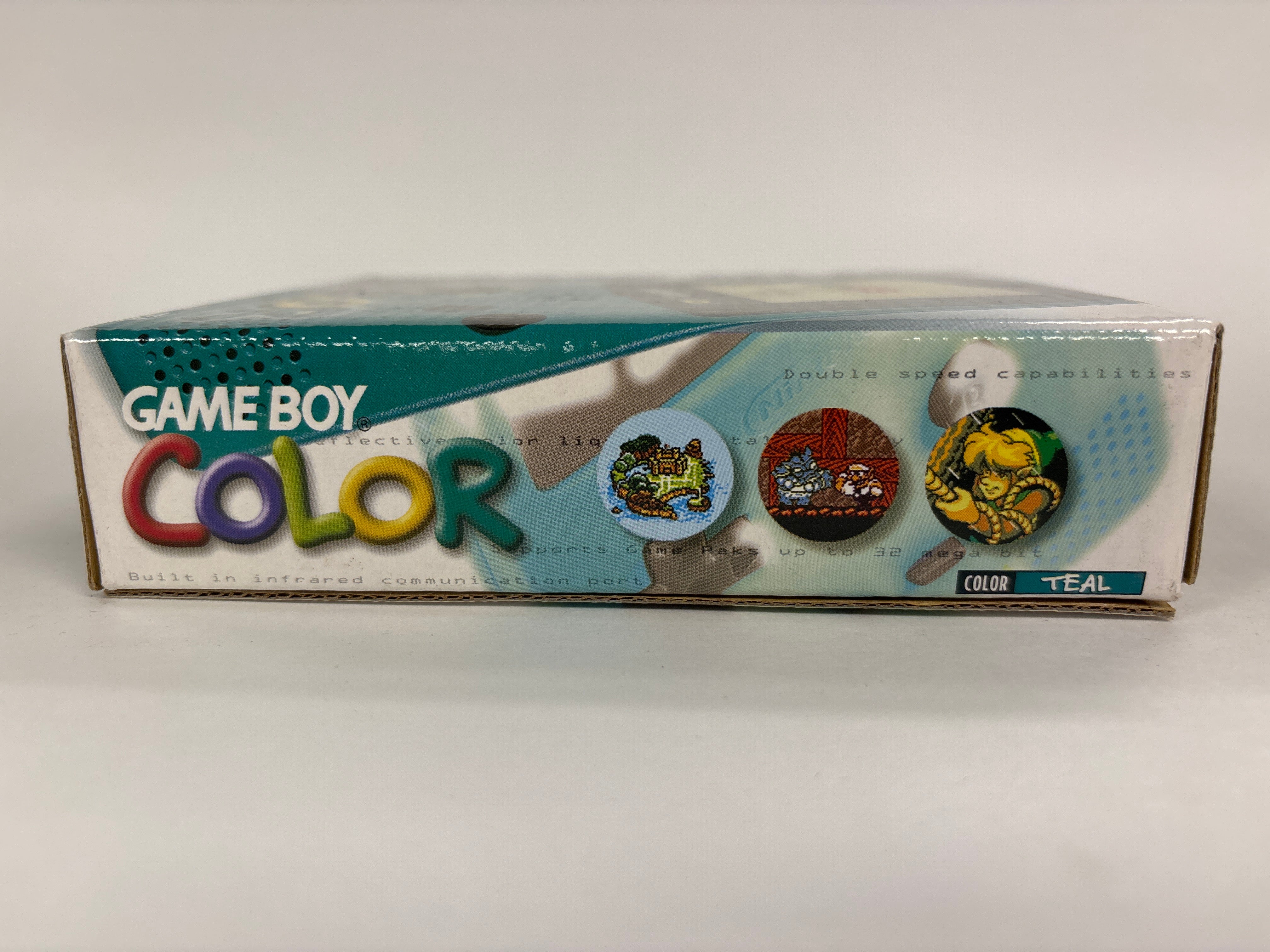 Nintendo Game Boy Color Teal Box Only No Handheld