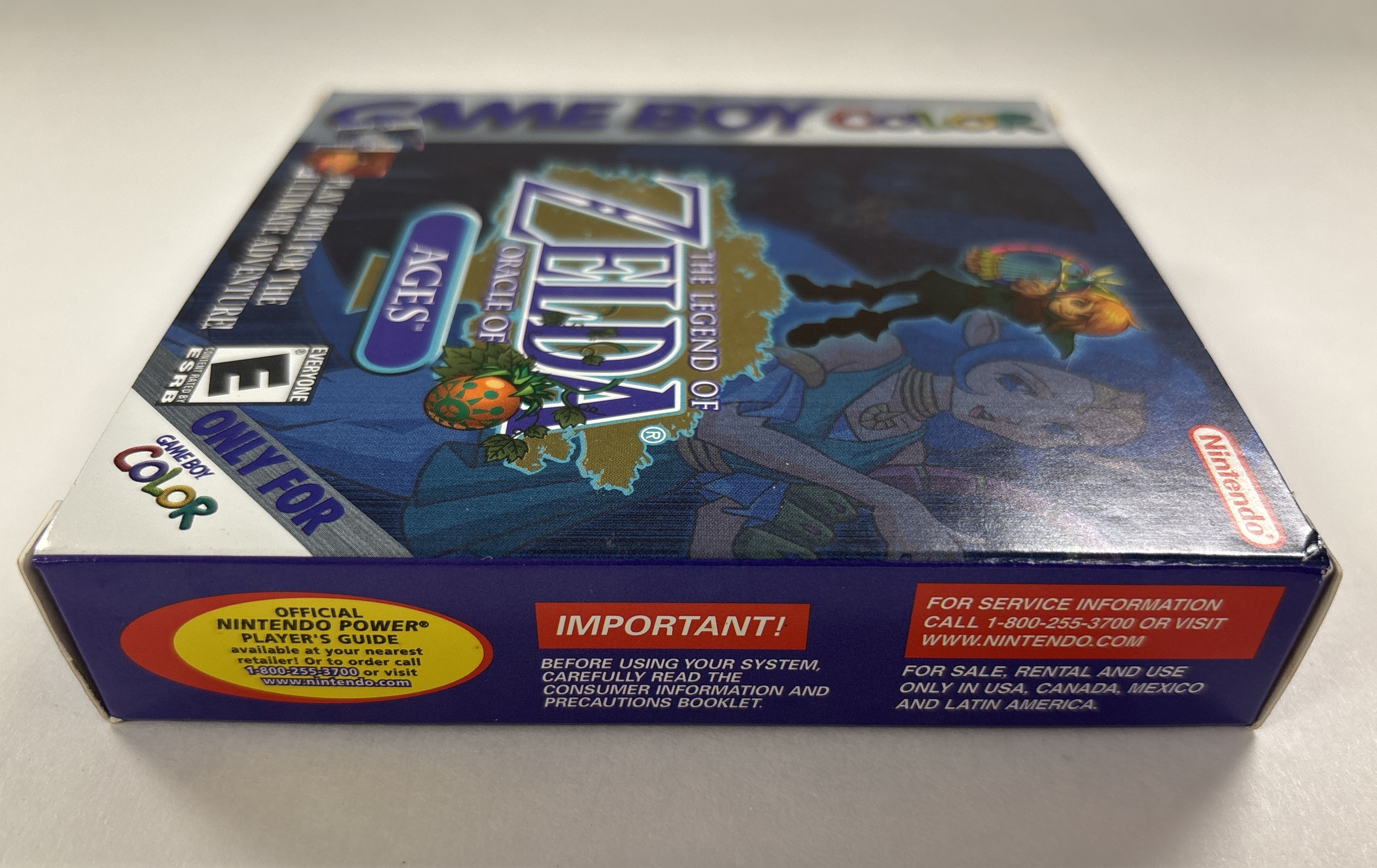 The Legend of Zelda: Oracle of Ages - Nintendo Game Boy Color Box & Manuals Only No Game