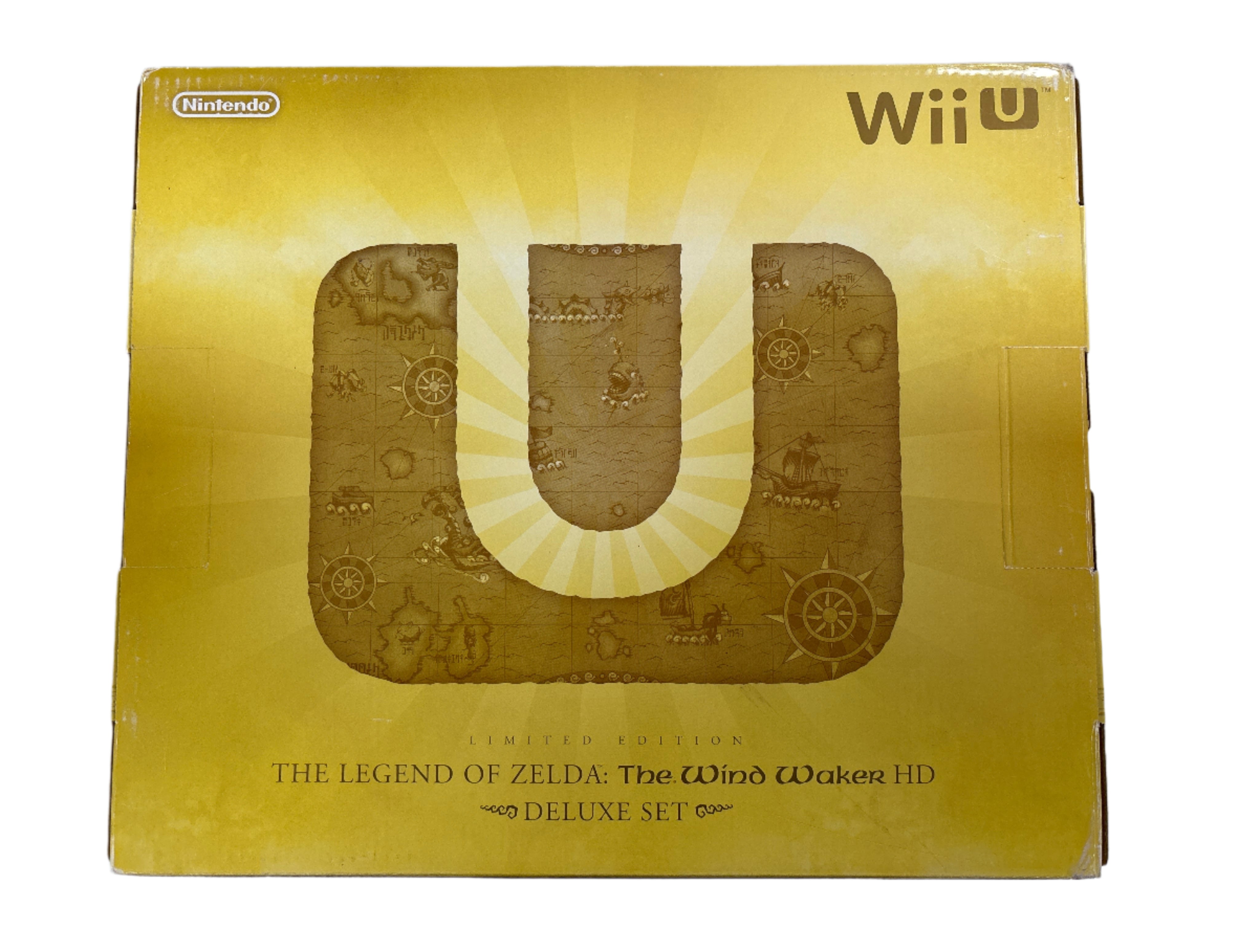 The Legend of Zelda: The Wind Waker HD Deluxe Set - Wii U Box & Inserts Only No Console