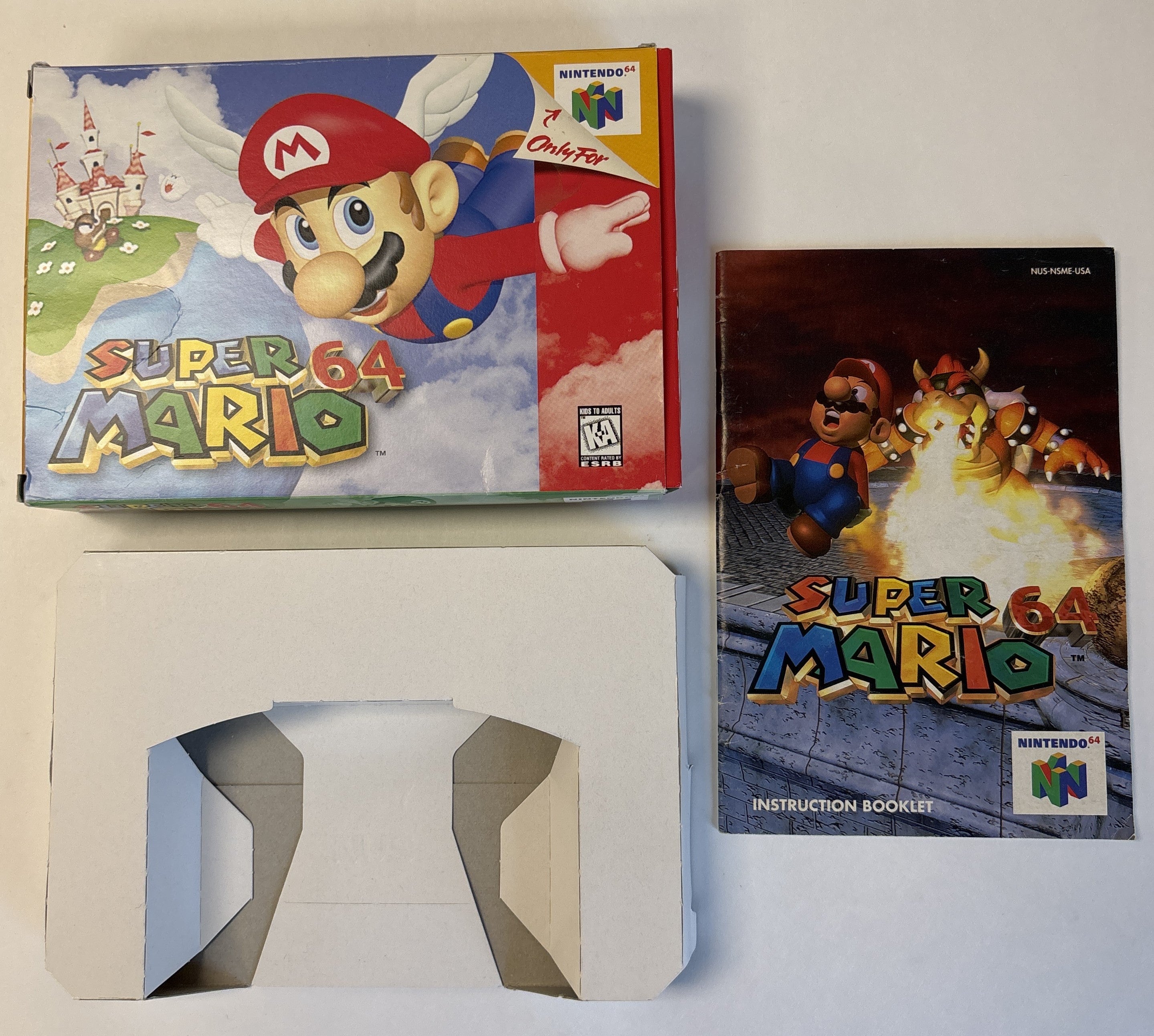 Super Mario 64 - Nintendo 64 Box & Manual Only No Game