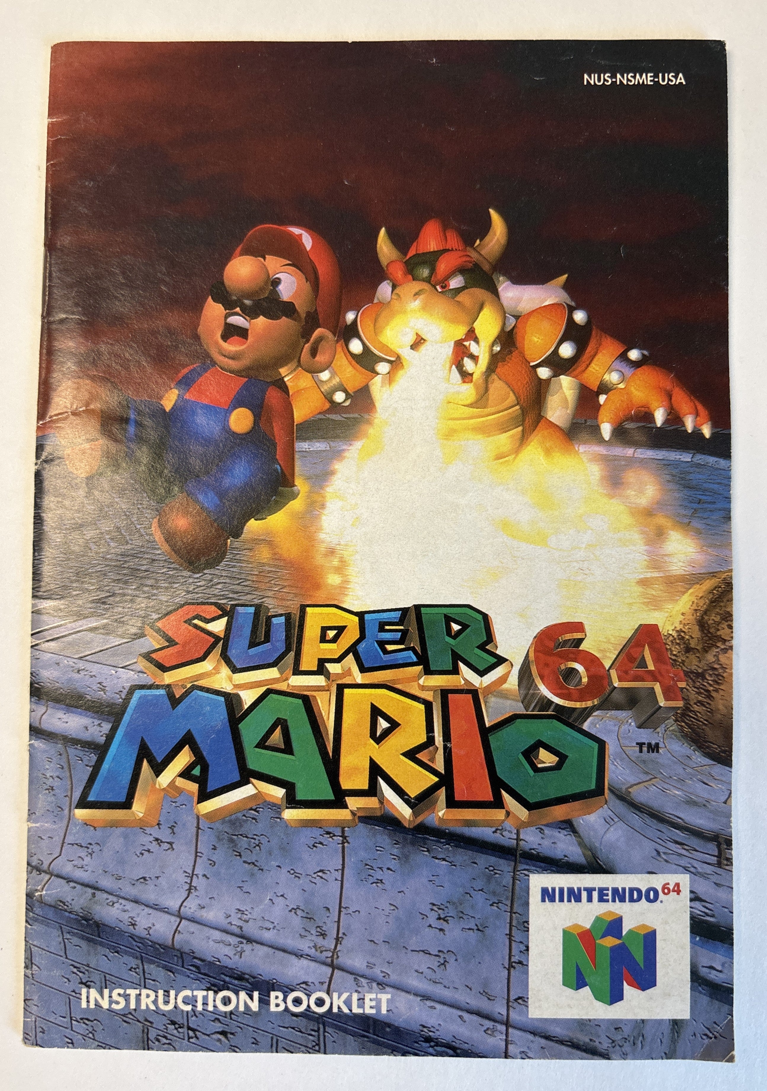 Super Mario 64 - Nintendo 64 Box & Manual Only No Game