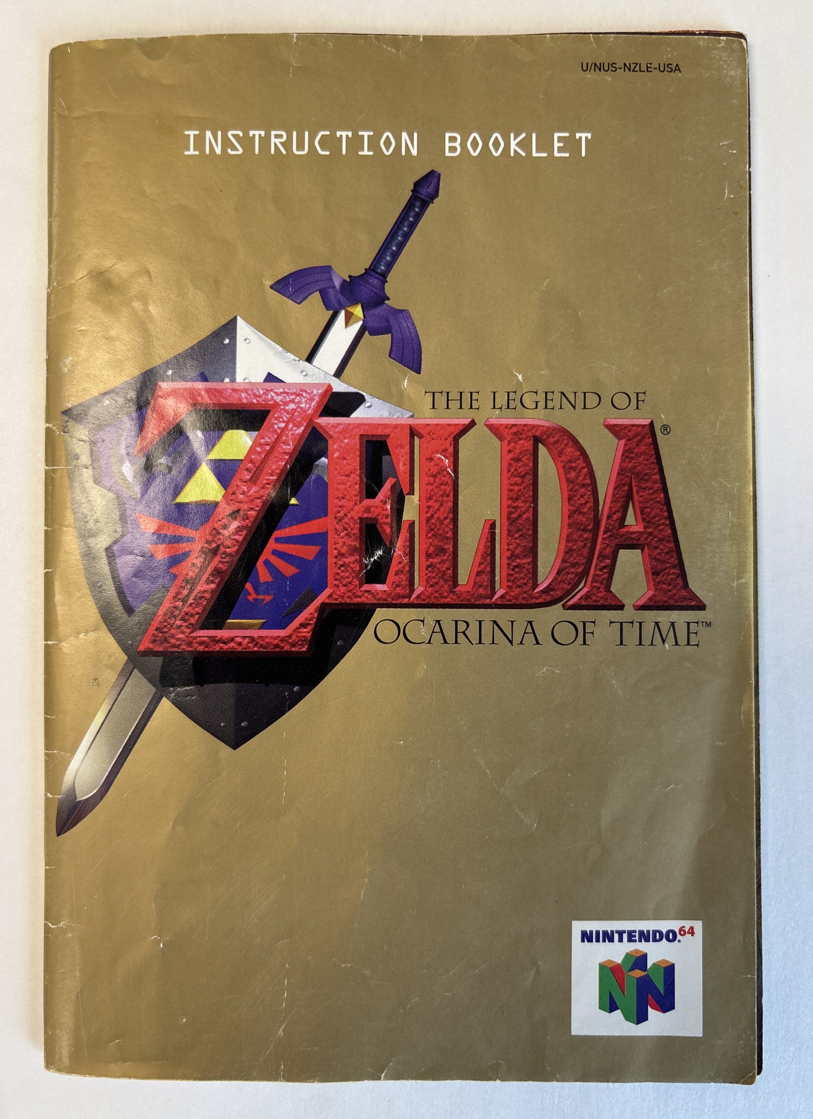 The Legend of Zelda: Ocarina of Time - Nintendo 64 Box & Manual Only No Game