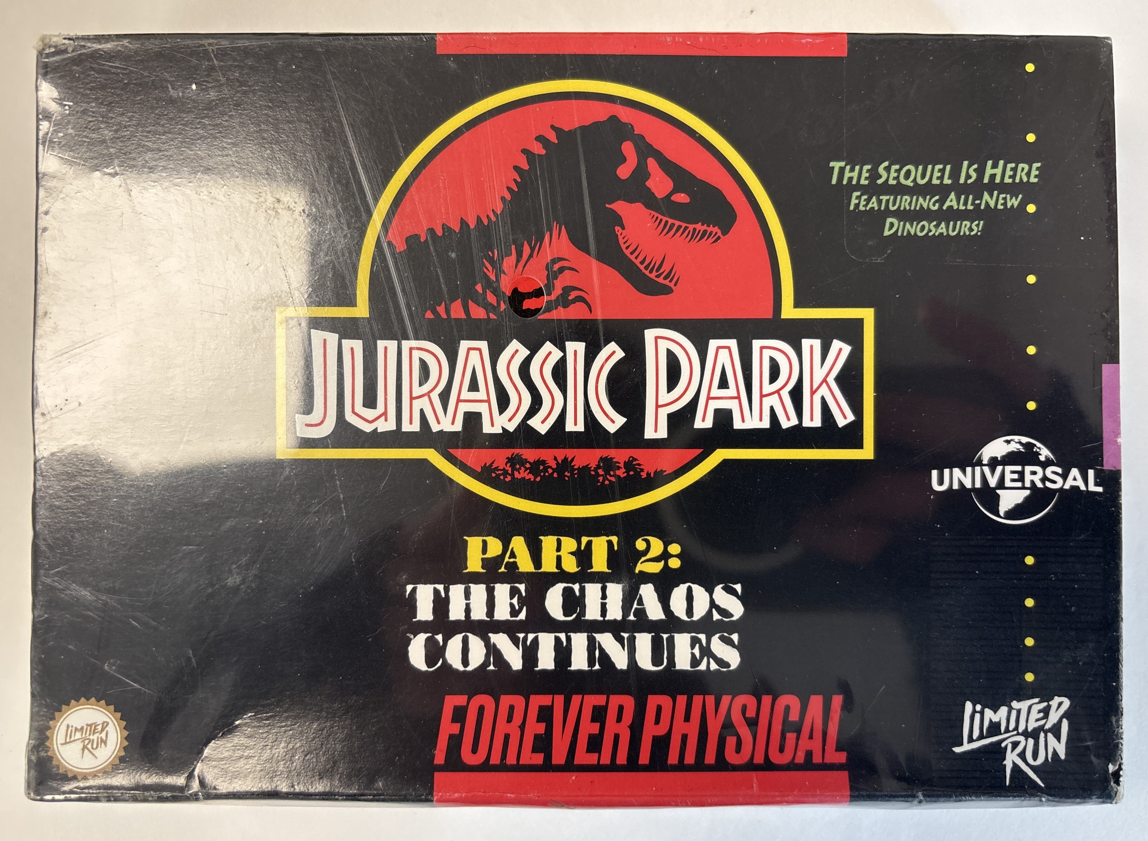 Jurassic Park Part 2: The Chaos Continues SNES Limited Run Brand New & Factory Sealed!