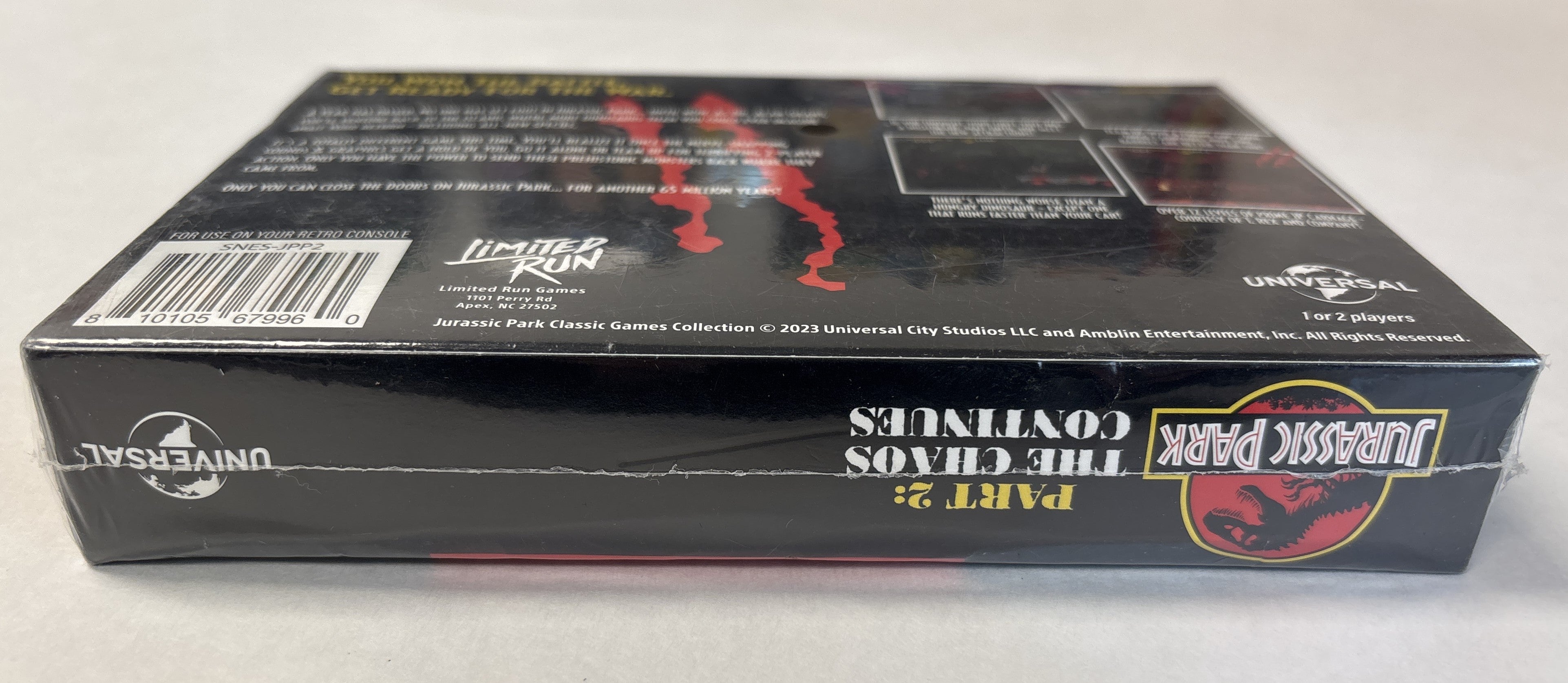 Jurassic Park Part 2: The Chaos Continues SNES Limited Run Brand New & Factory Sealed!