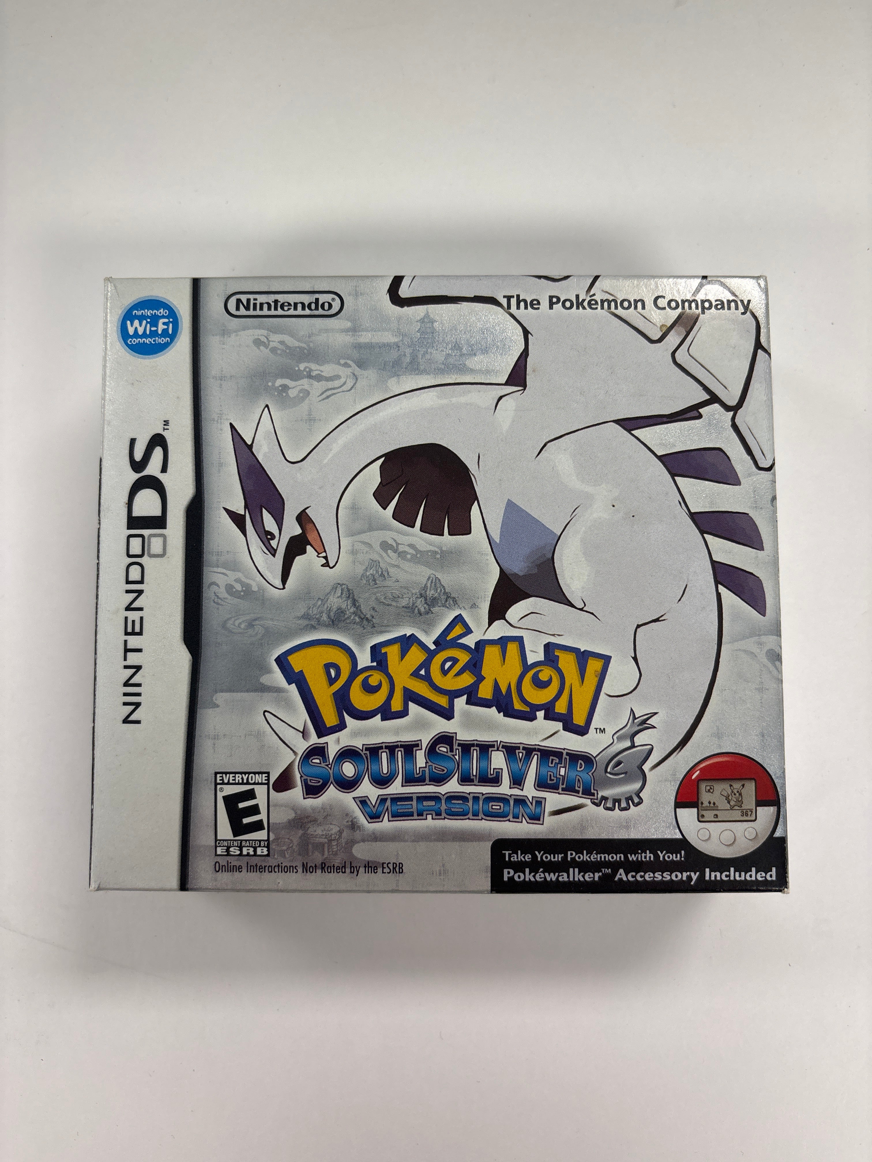 Pokemon SoulSilver Version - Nintendo DS PokeWalker, Box, Case, and Manuals Only No Game