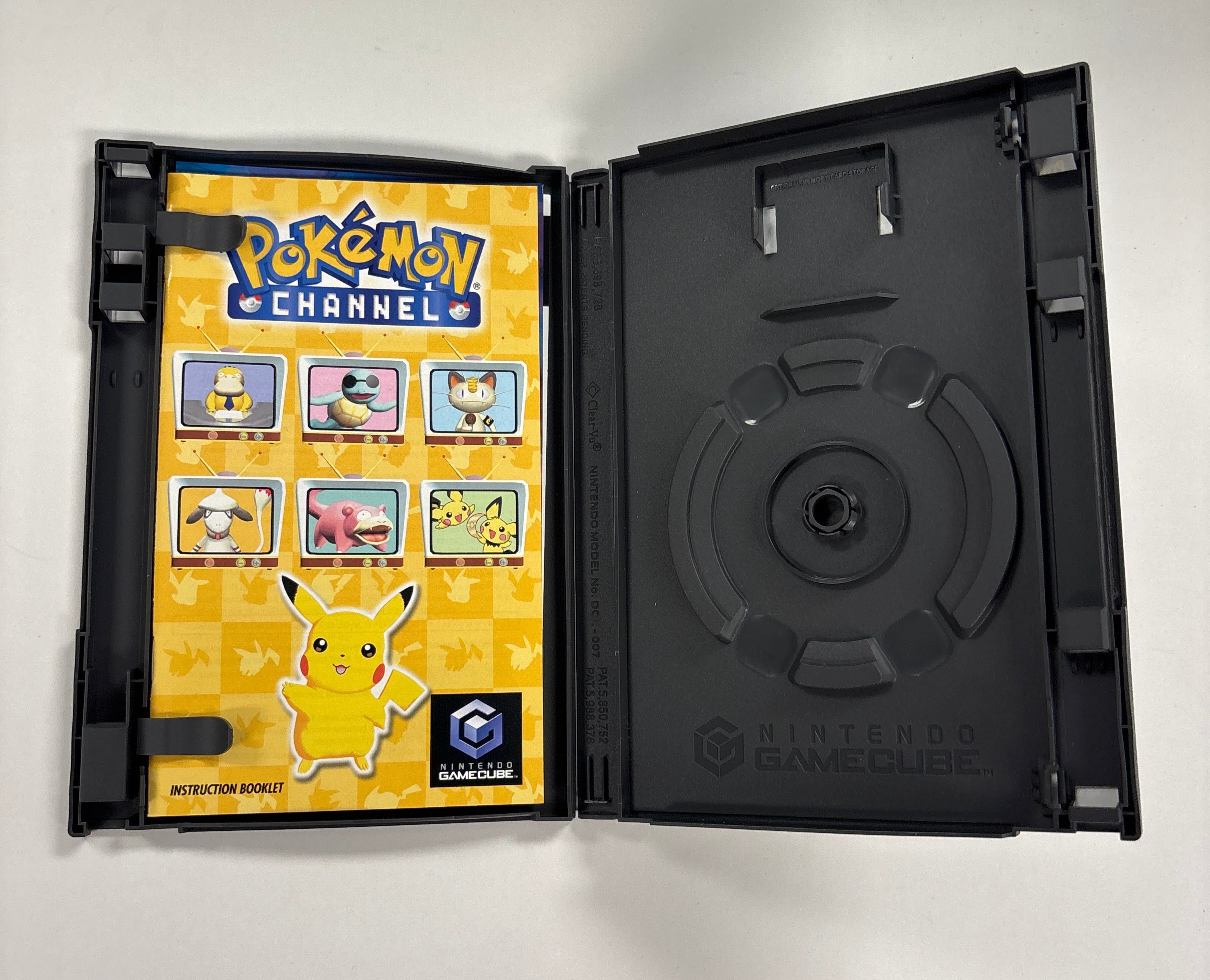 Pokemon Channel - GameCube Case & Manuals Only No Game