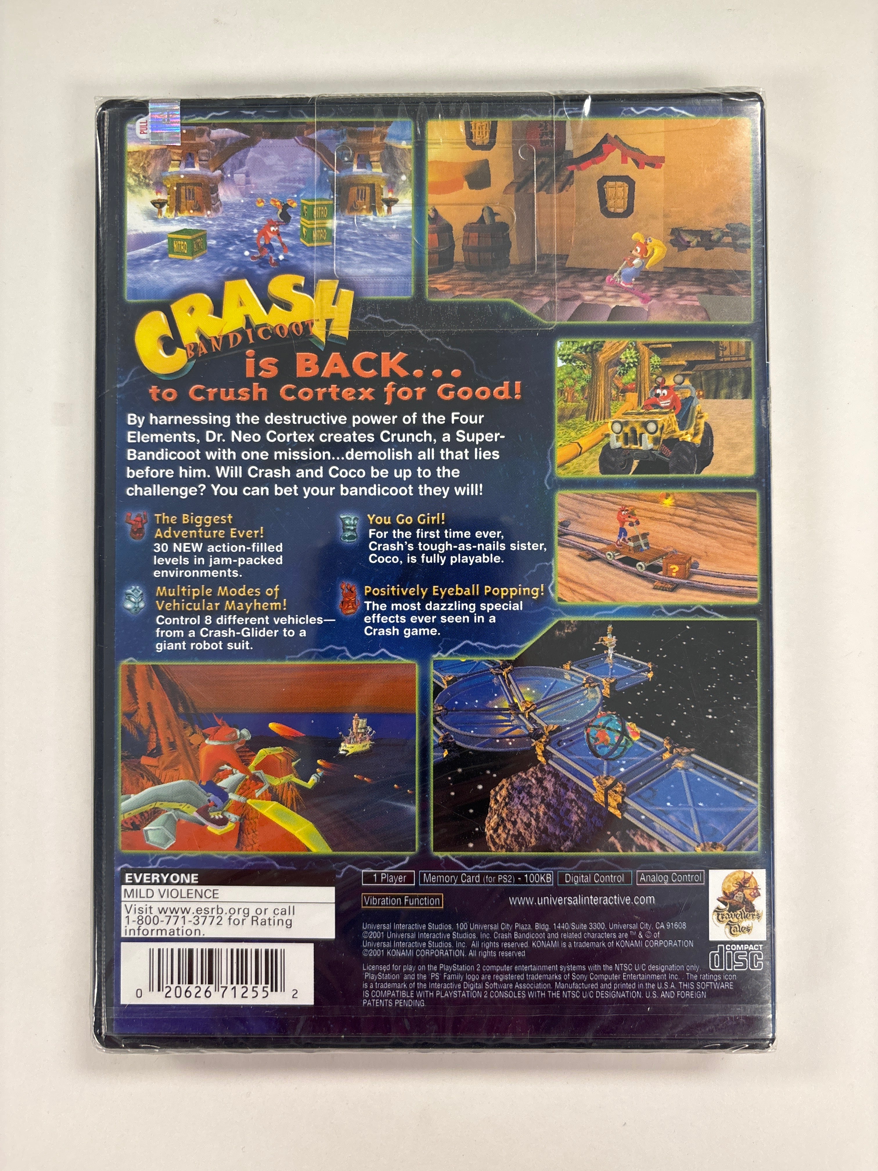 Crash Bandicoot: The Wrath of Cortex - PlayStation 2 Brand New & Factory Sealed