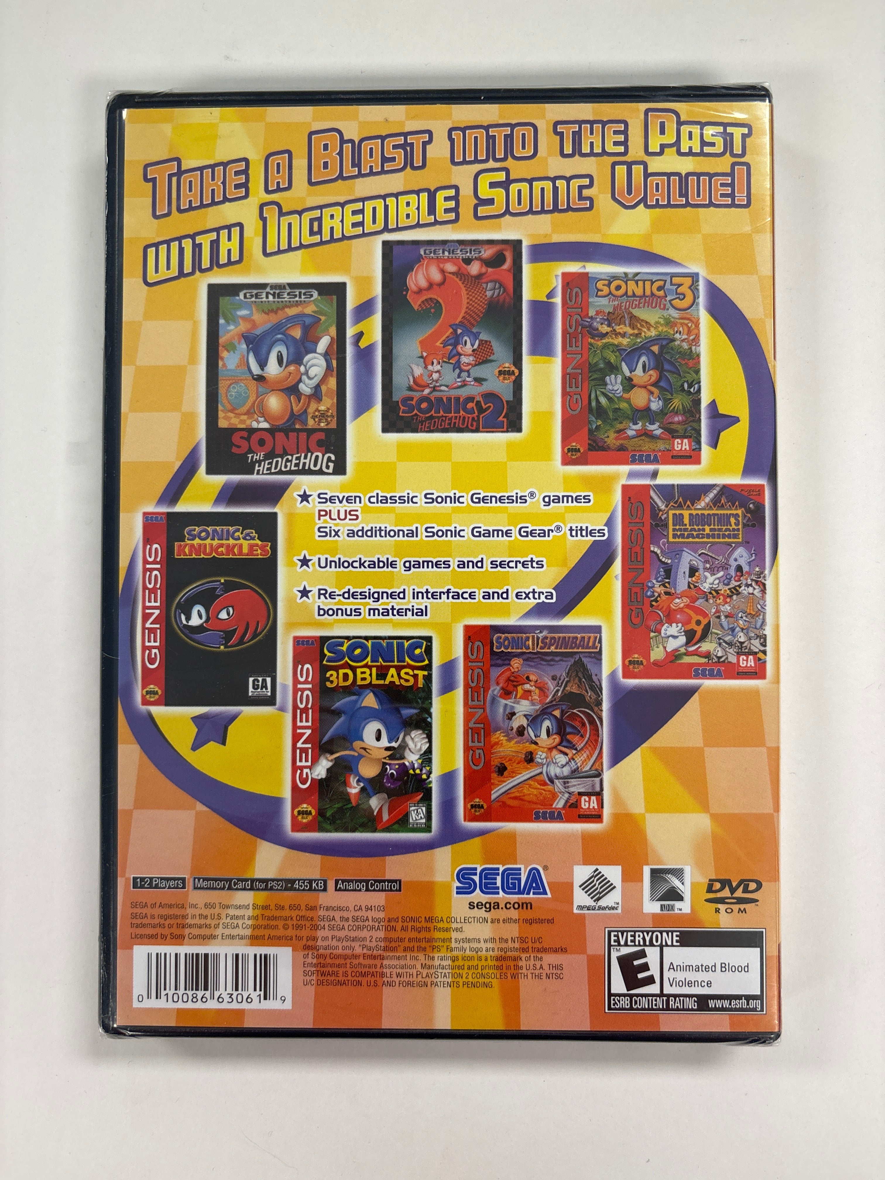 Sonic Mega Collection Plus - PlayStation 2 Brand New & Factory Sealed