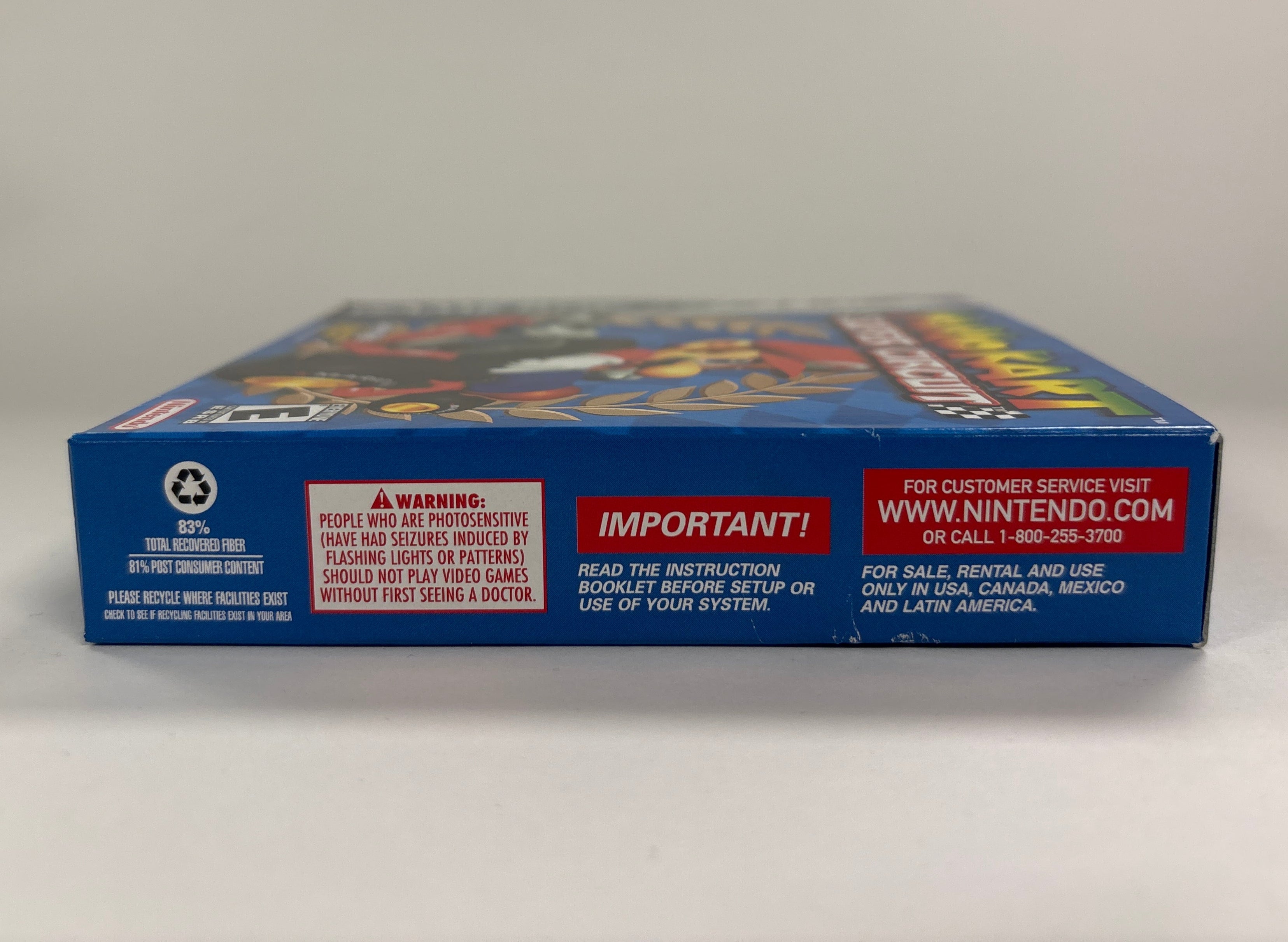 Mario Kart Super Circuit - Game Boy Advance Box & Manuals Only No Game