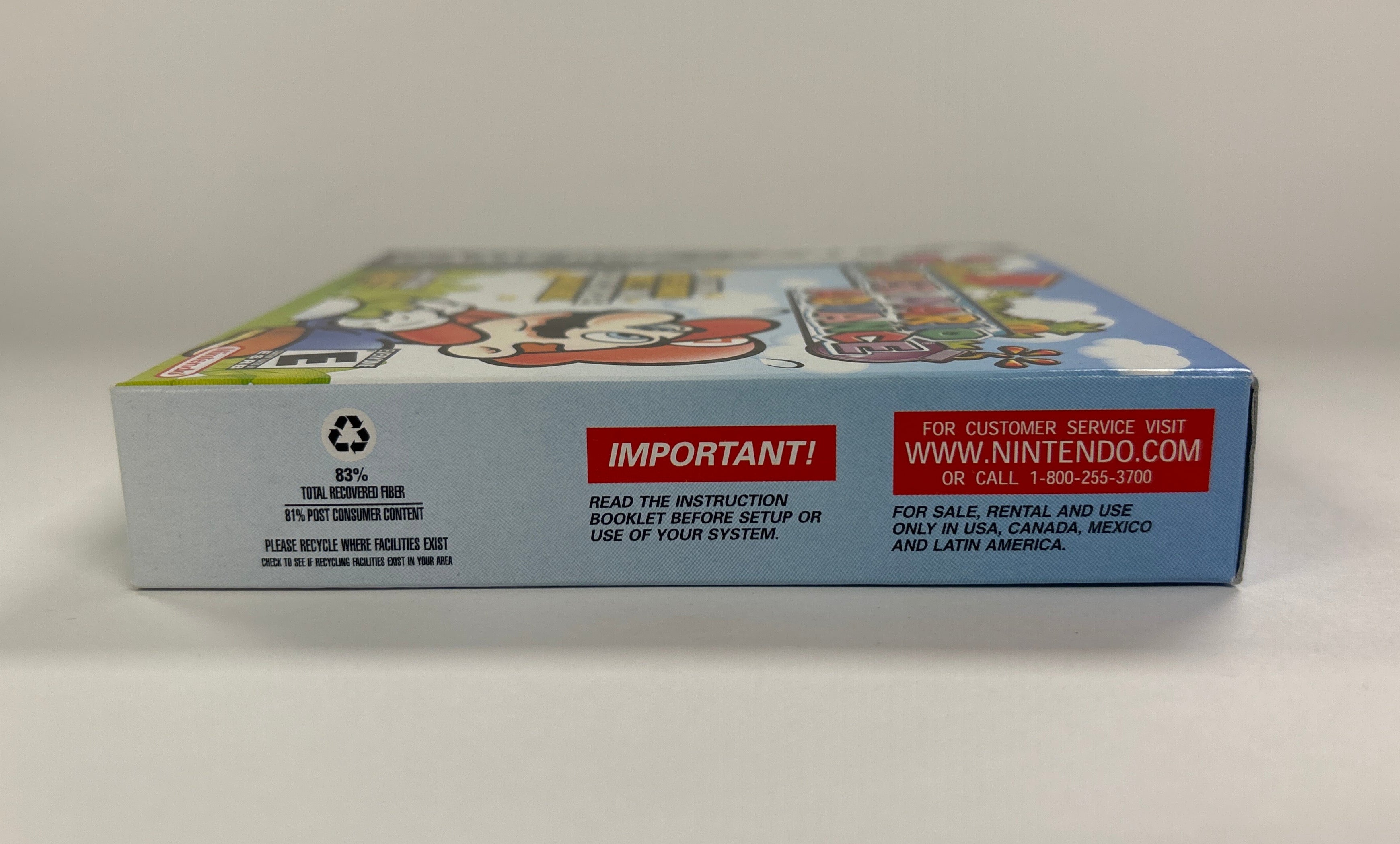 Super Mario Advance - Game Boy Advance Box & Manuals Only No Game