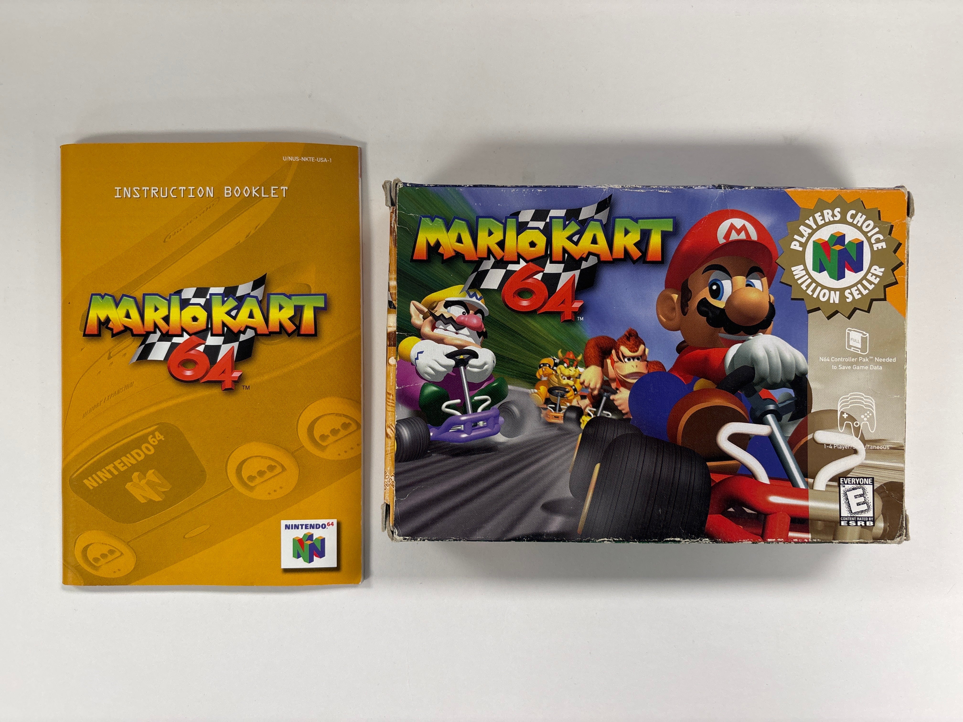 Mario Kart 64 - Nintendo 64 Box & Manual Only No Game