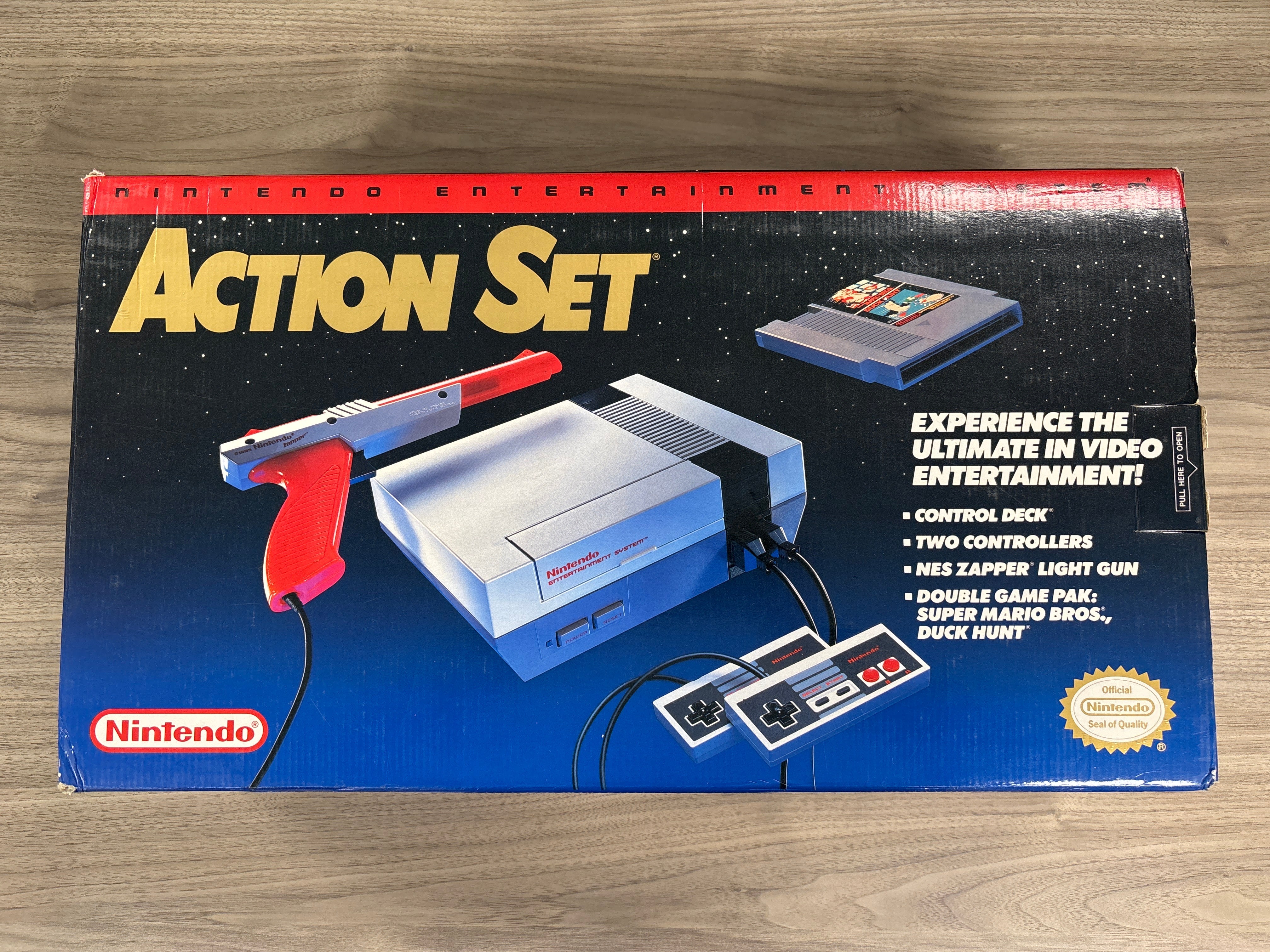 NES Action Set - Nintendo Entertainment System Box Only