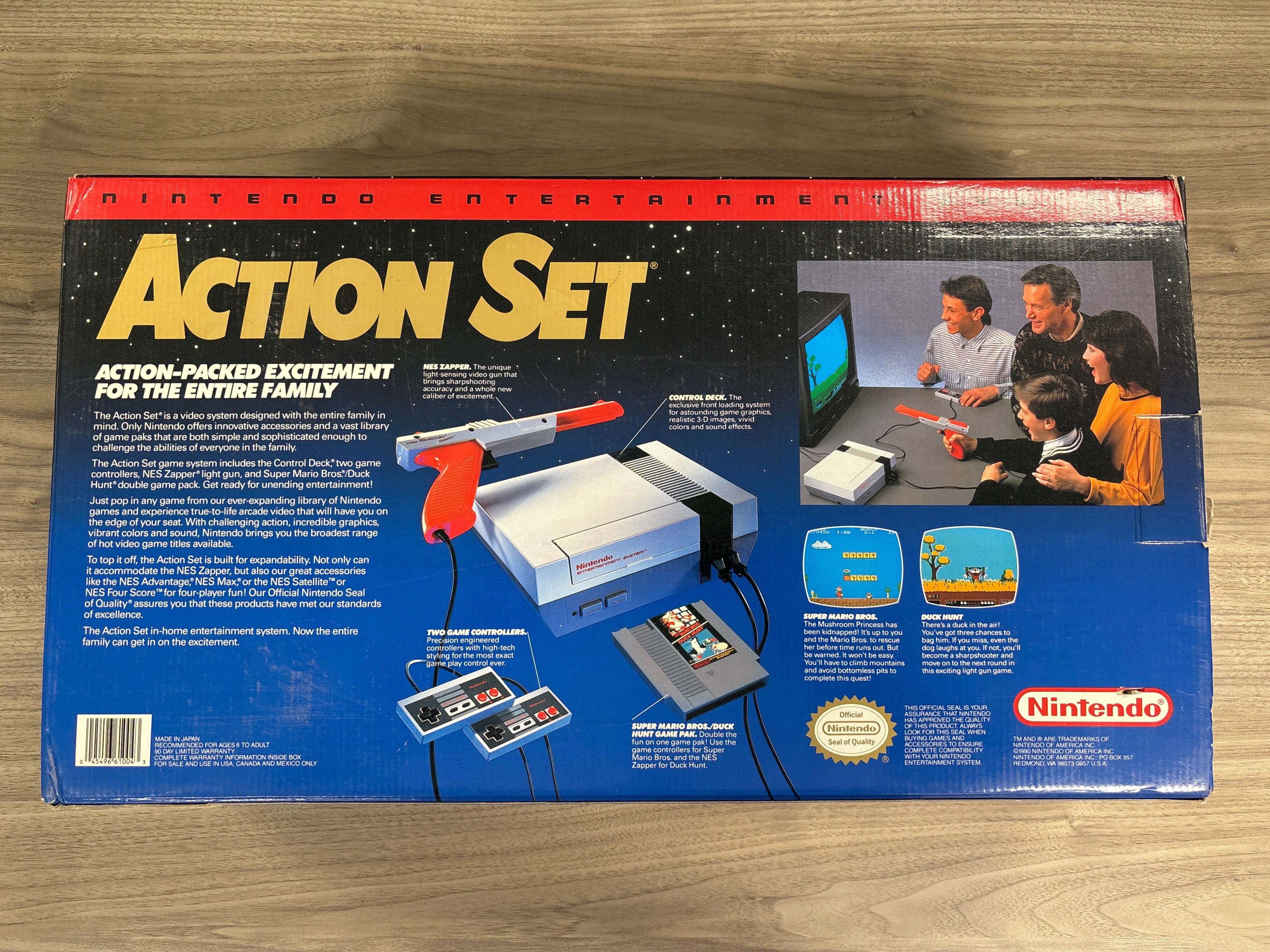 NES Action Set - Nintendo Entertainment System Box Only