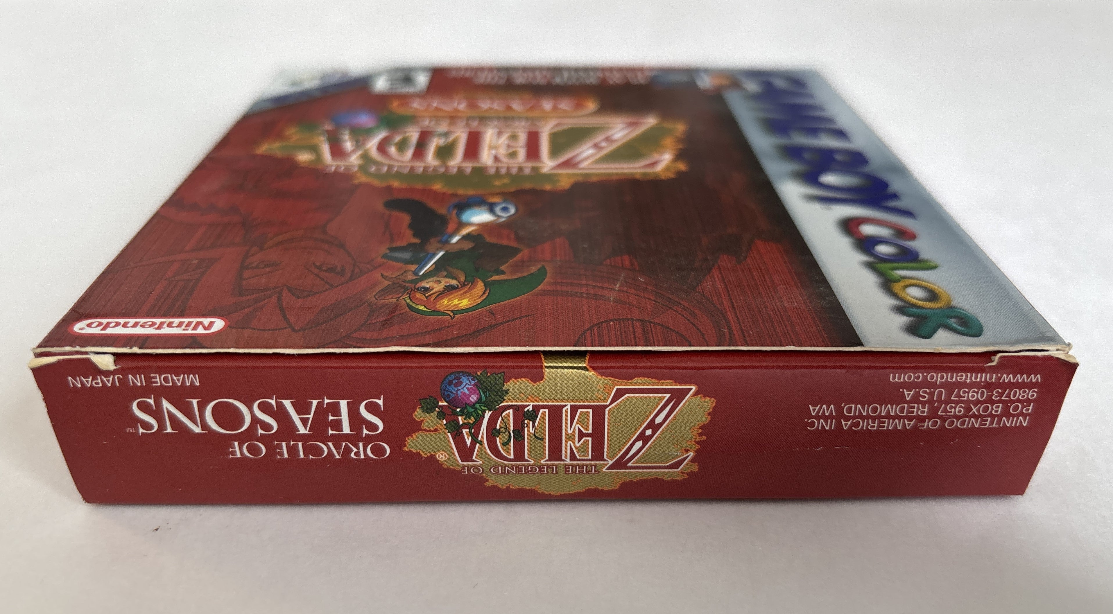 The Legend of Zelda: Oracle of Seasons - Nintendo Game Boy Color Box & Manuals Only No Game