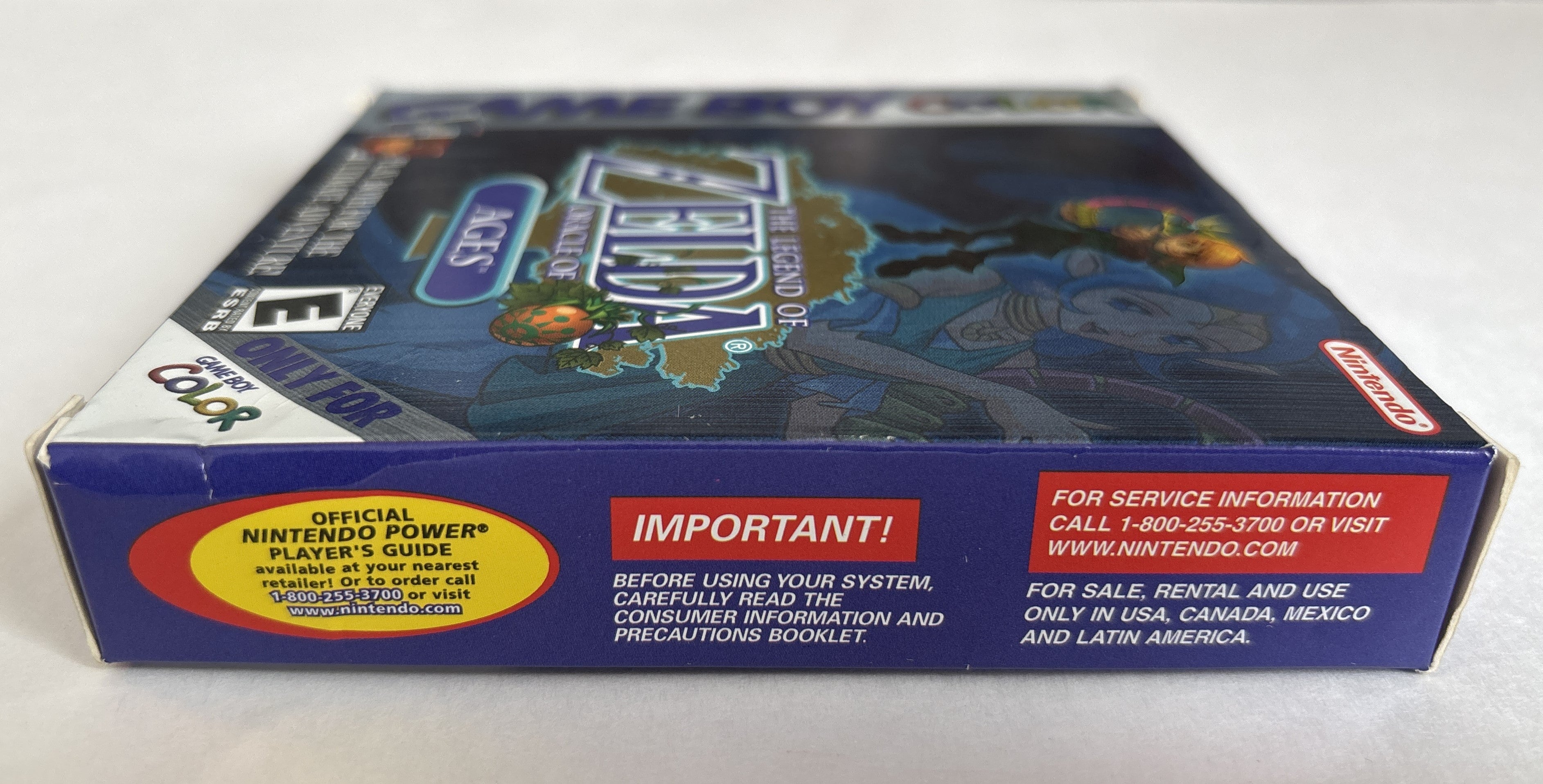 The Legend of Zelda: Oracle of Ages - Nintendo Game Boy Color Box & Manuals Only No Game