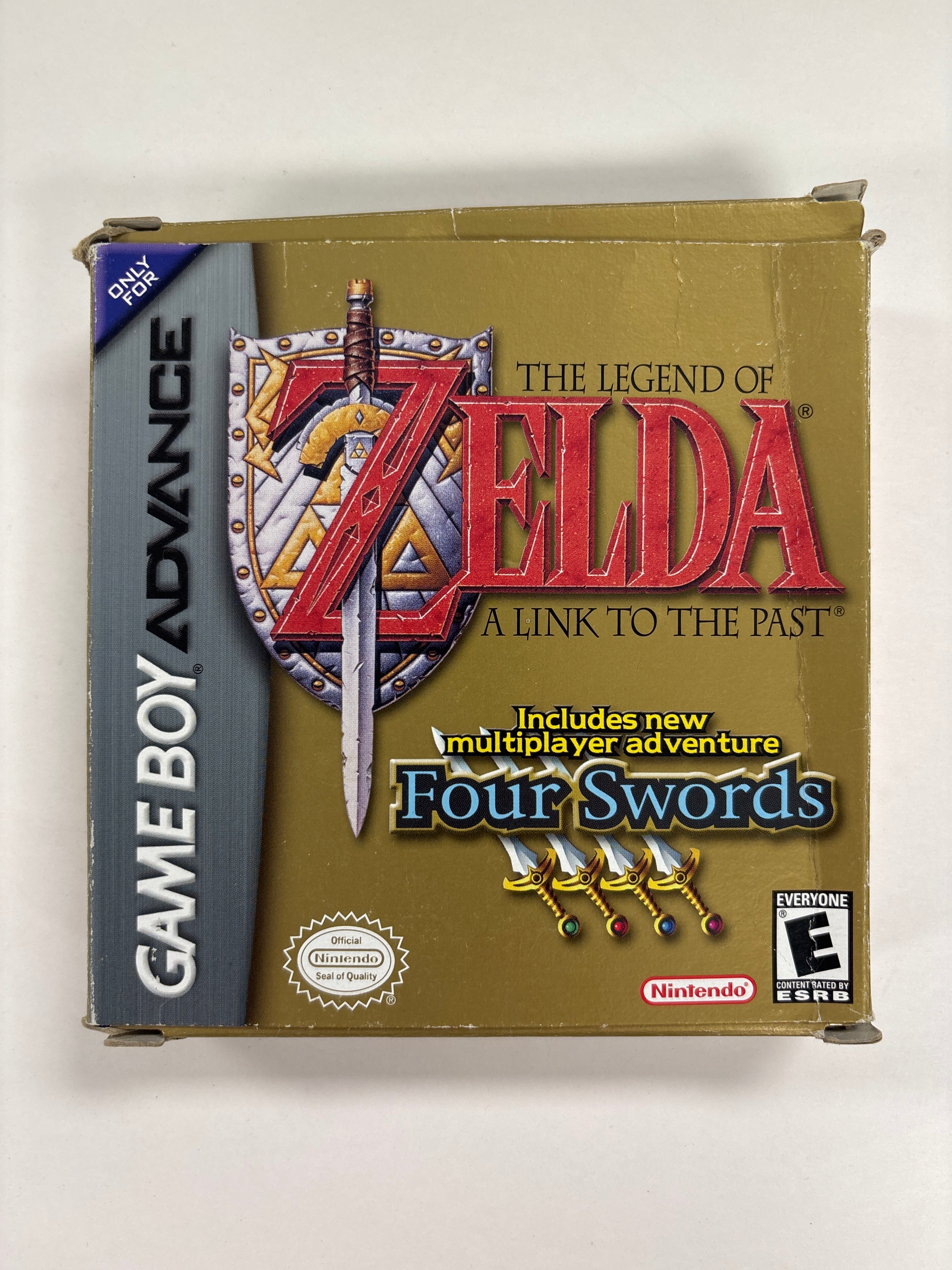 The Legend of Zelda: A Link to the Past & Four Swords - Game Boy Advance Box & Manuals Only No Game