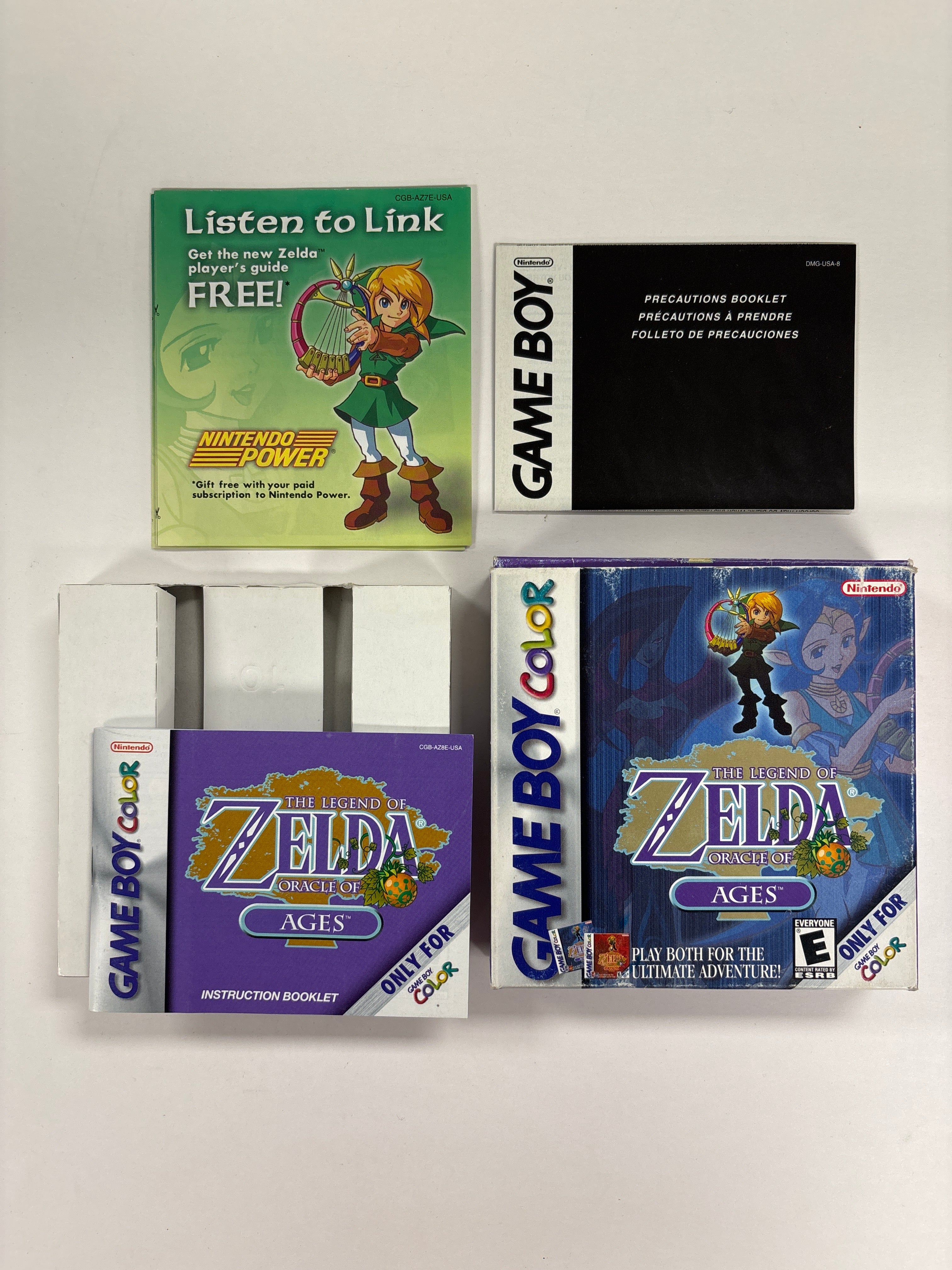 The Legend of Zelda: Oracle of Ages - Game Boy Color Box & Manuals Only No Game