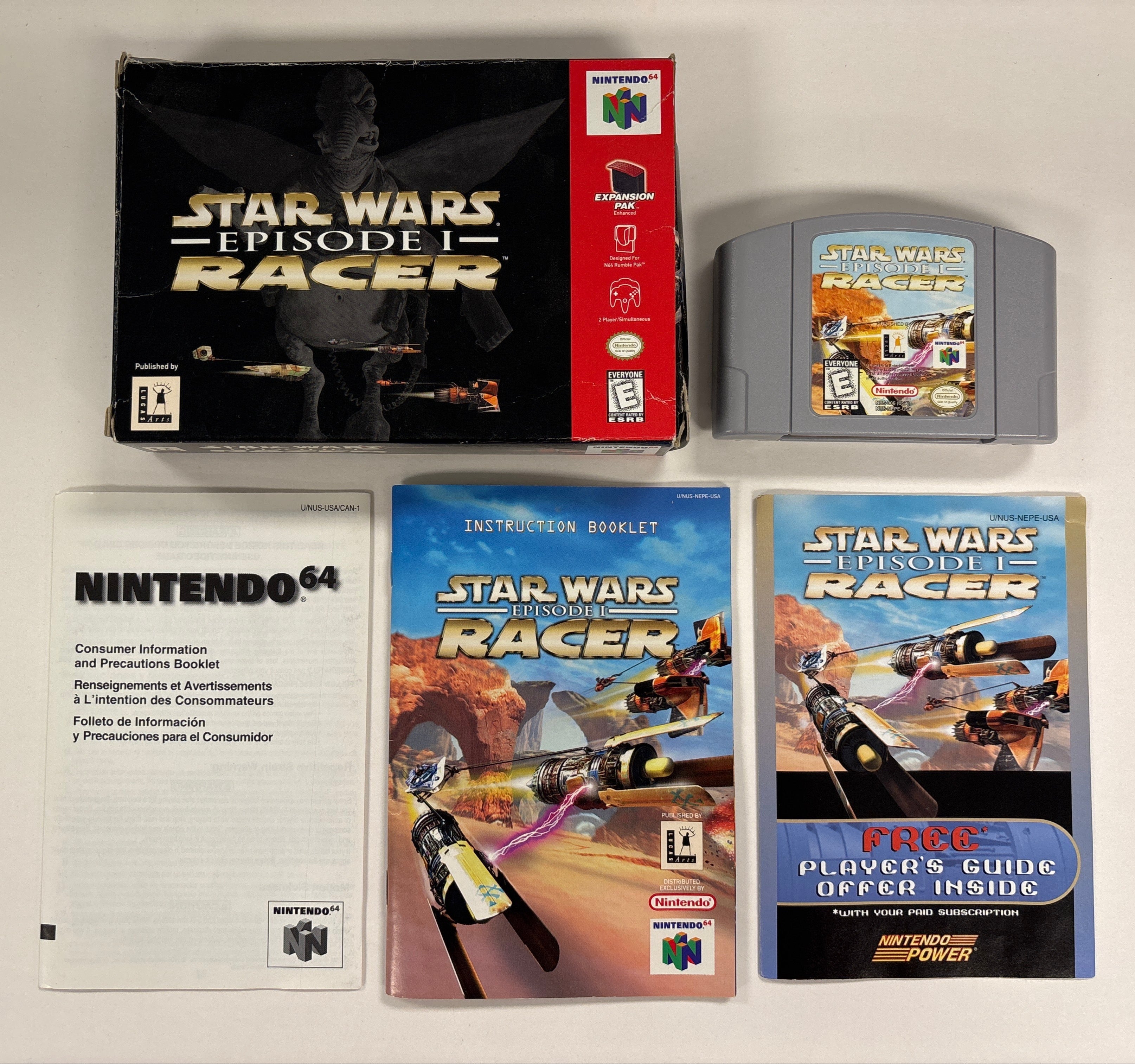 Star Wars Episode I Racer - Nintendo 64 N64 Complete In Box!