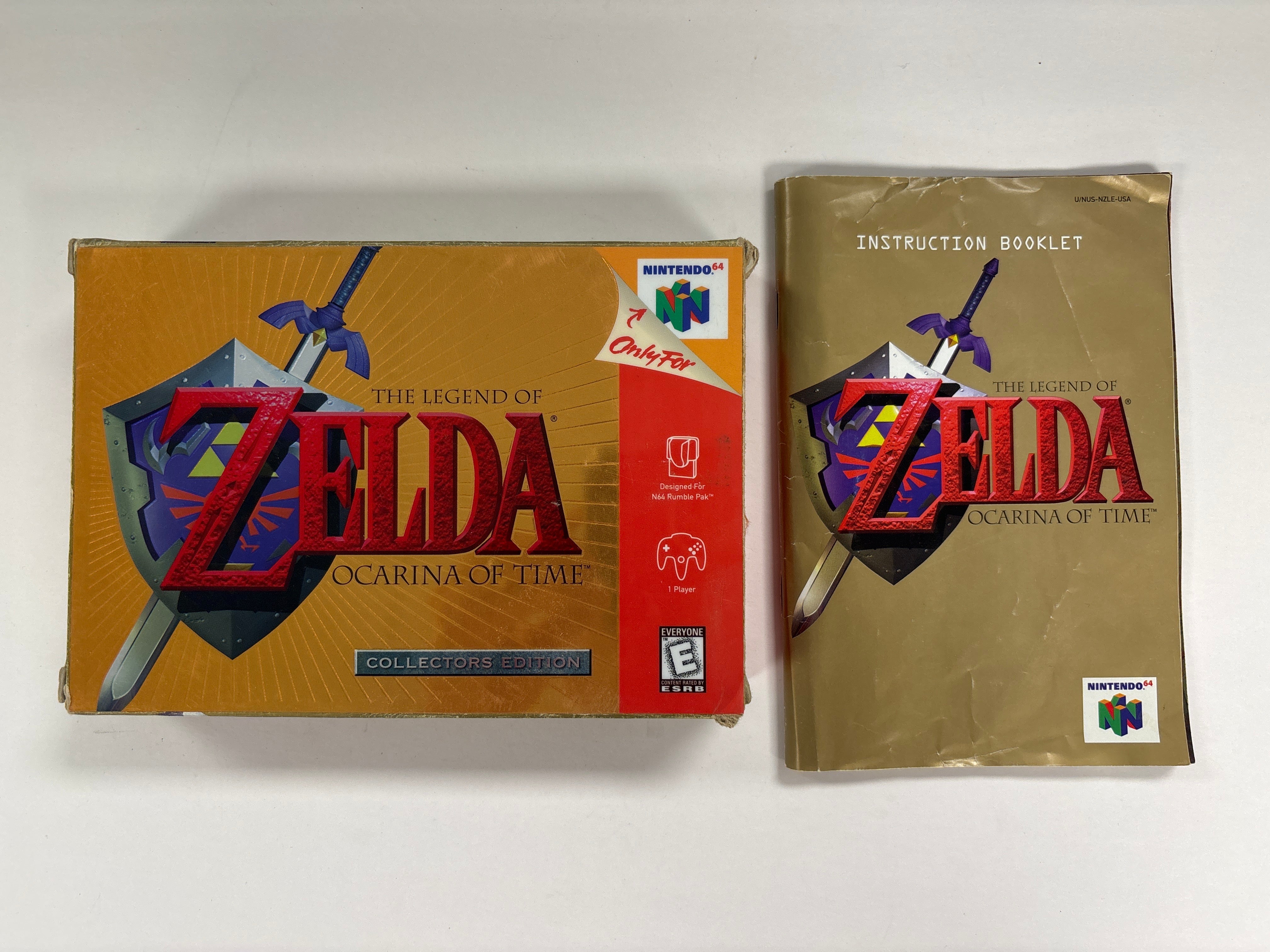 The Legend of Zelda: Ocarina of Time Collector's Edition - Nintendo 64 N64 Box & Manuals Only No Game