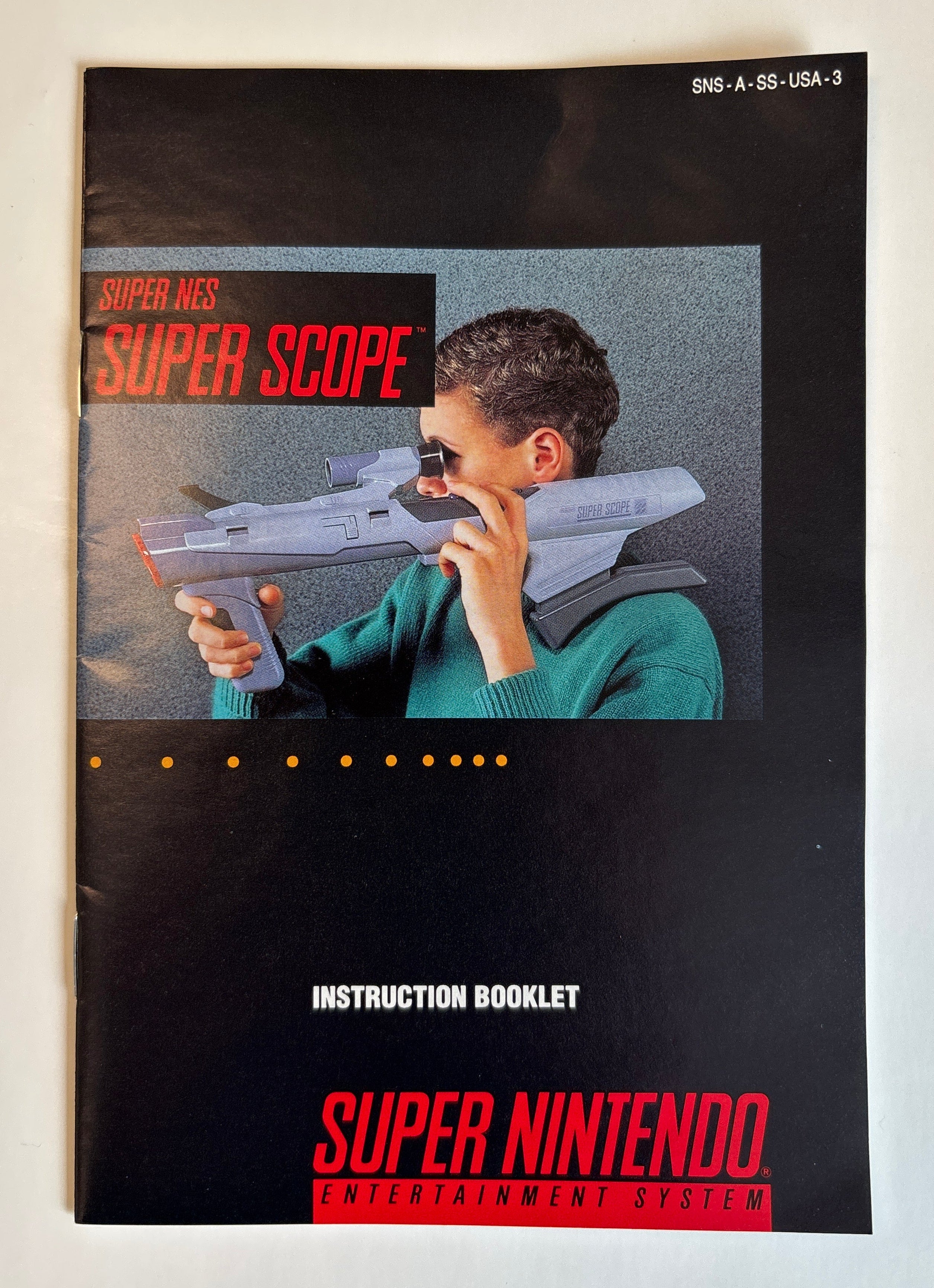 Nintendo Super NES Super Scope 6 Gun Bundle SNES New Sealed In Original Bag!